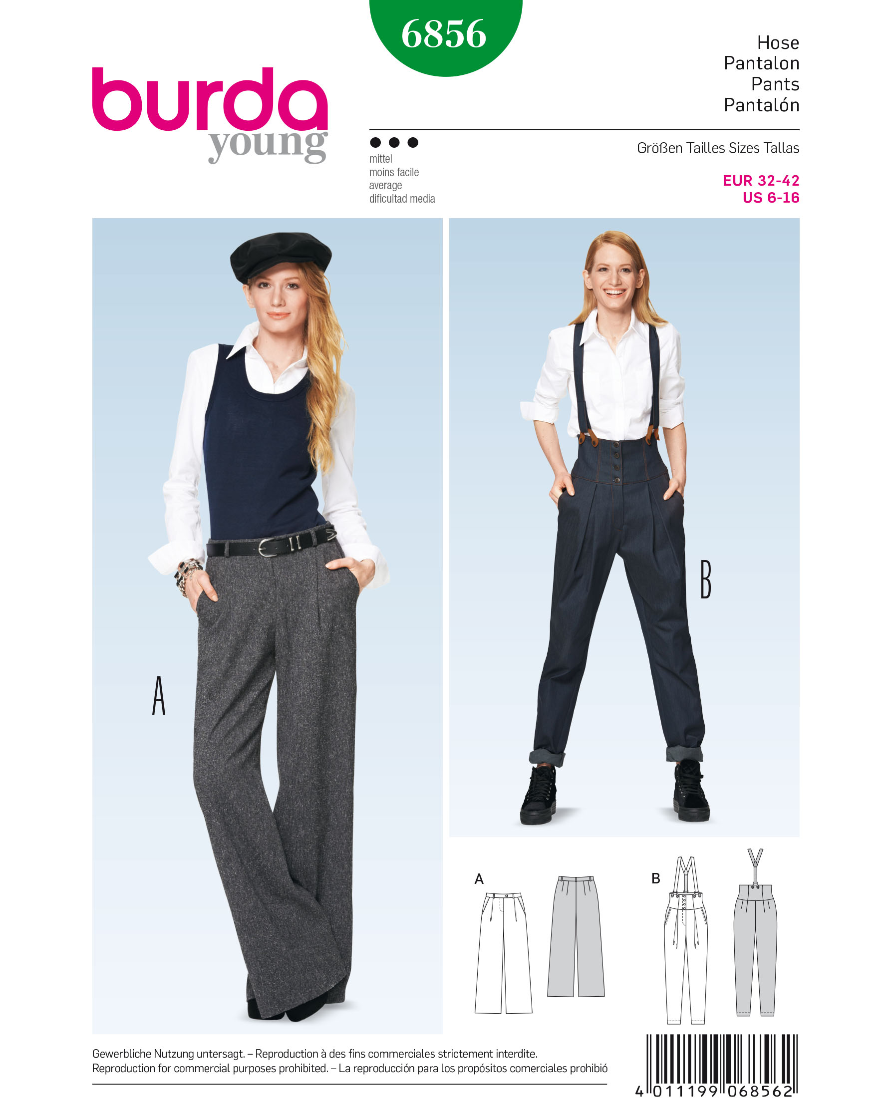 burda Schnittmuster 6856 – Bild 1