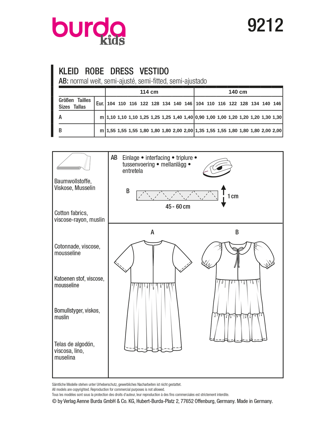 burda Schnittmuster 9212 – Bild 3