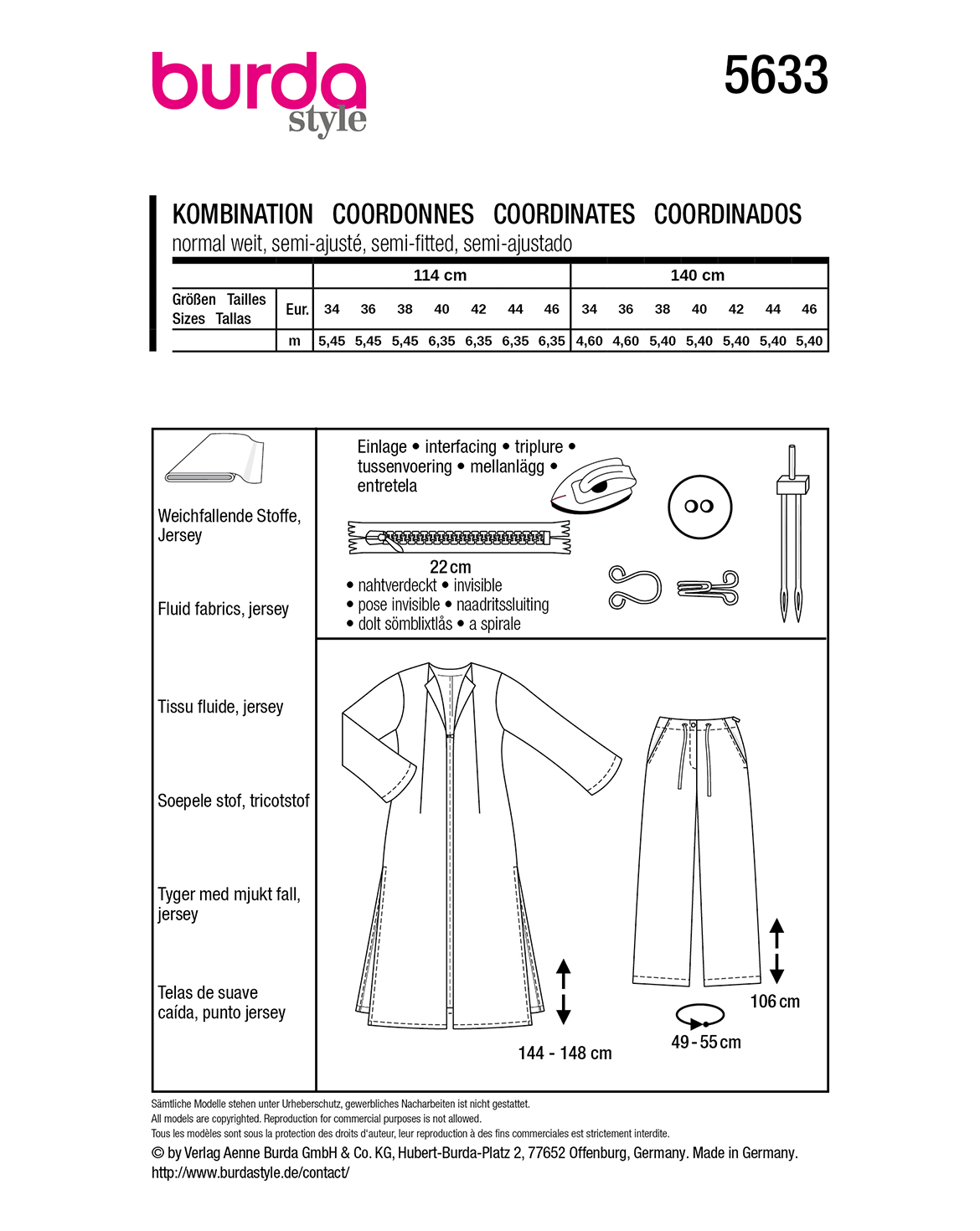 burda Schnittmuster 5633 – Bild 2