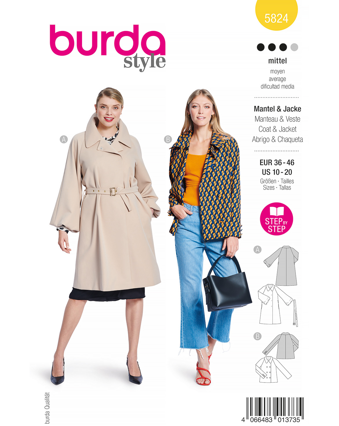 burda Schnittmuster 5824 – Bild 1