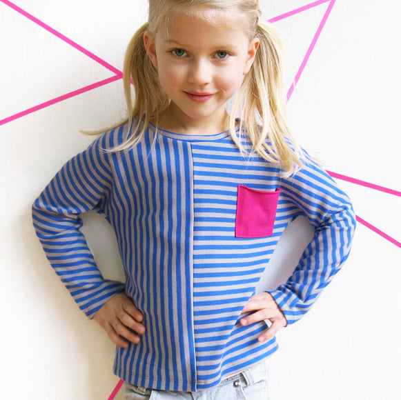 Schnittmuster FRAU JETTE – Fledermausshirt mit Musterwechsel, STUDIO SCHNITTREIF