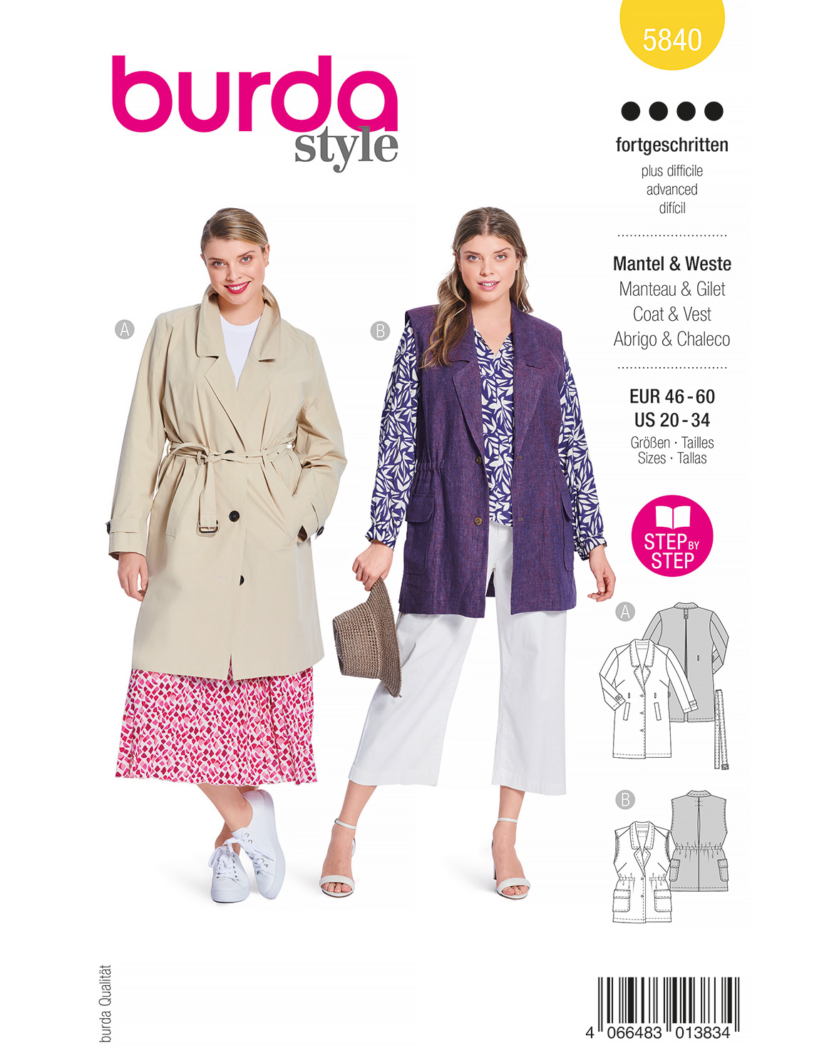 burda Schnittmuster 5840 – Bild 1