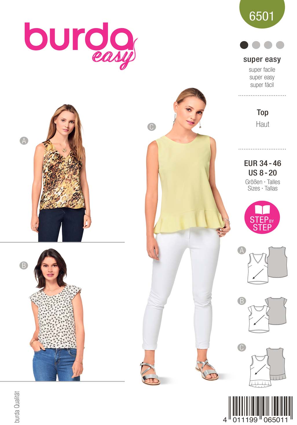 burda Schnittmuster 6501 – Bild 1