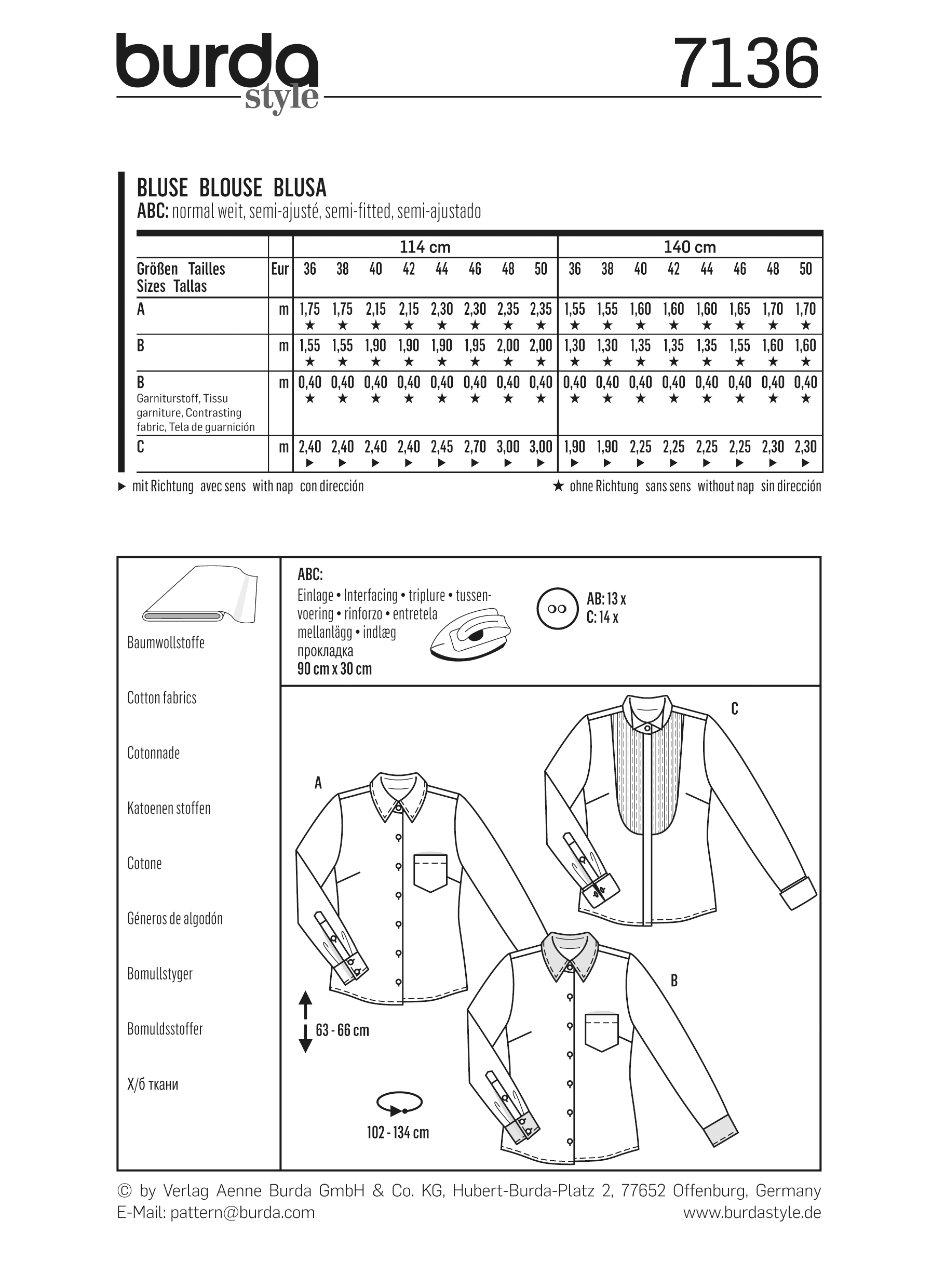burda Schnittmuster 7136 – Bild 2