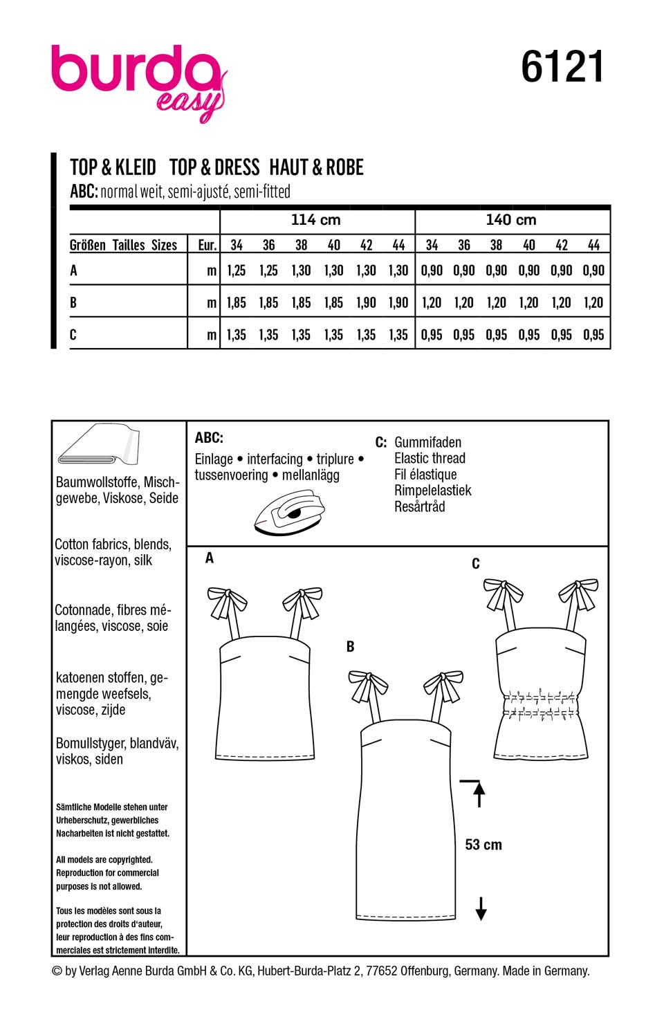 burda Schnittmuster 6121 – Bild 2