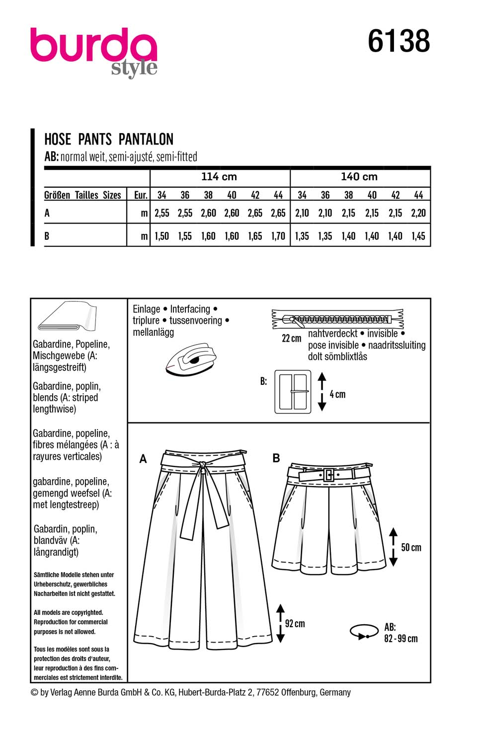 burda Schnittmuster 6138 – Bild 2