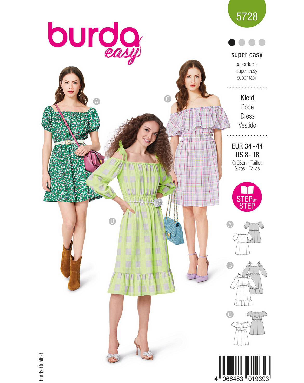 burda Schnittmuster 5728 – Bild 1