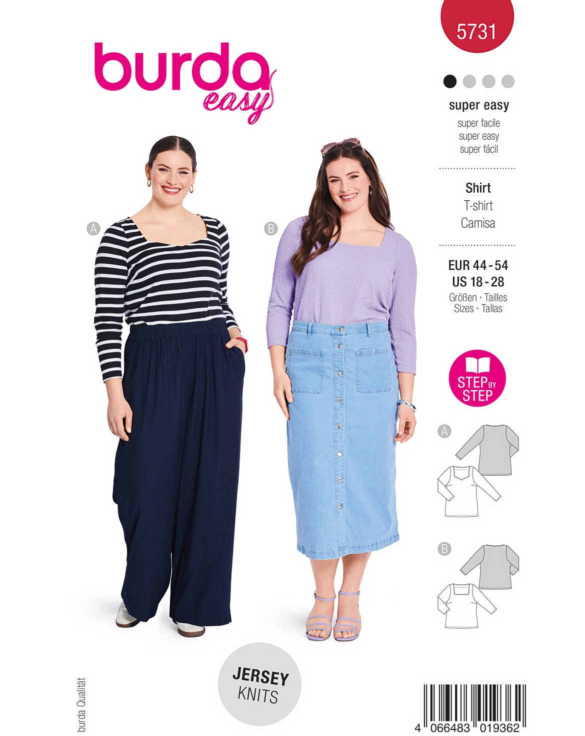 burda Schnittmuster 5731 – Bild 1