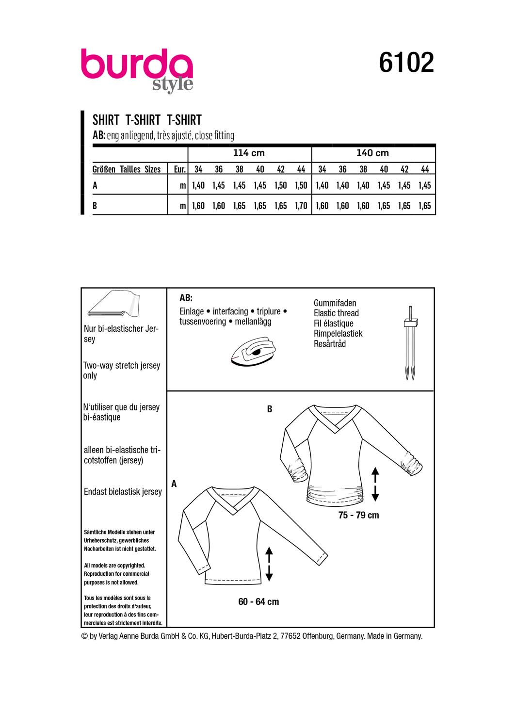 burda Schnittmuster 6102 – Bild 2