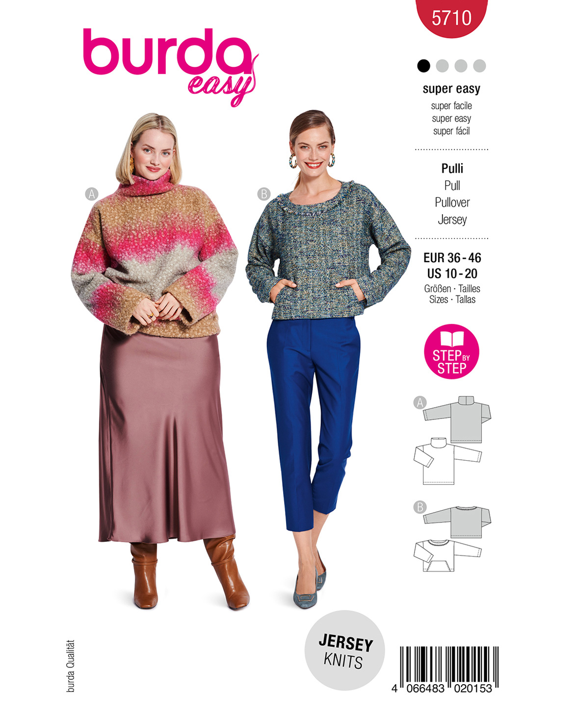 burda Schnittmuster 5710 – Bild 1