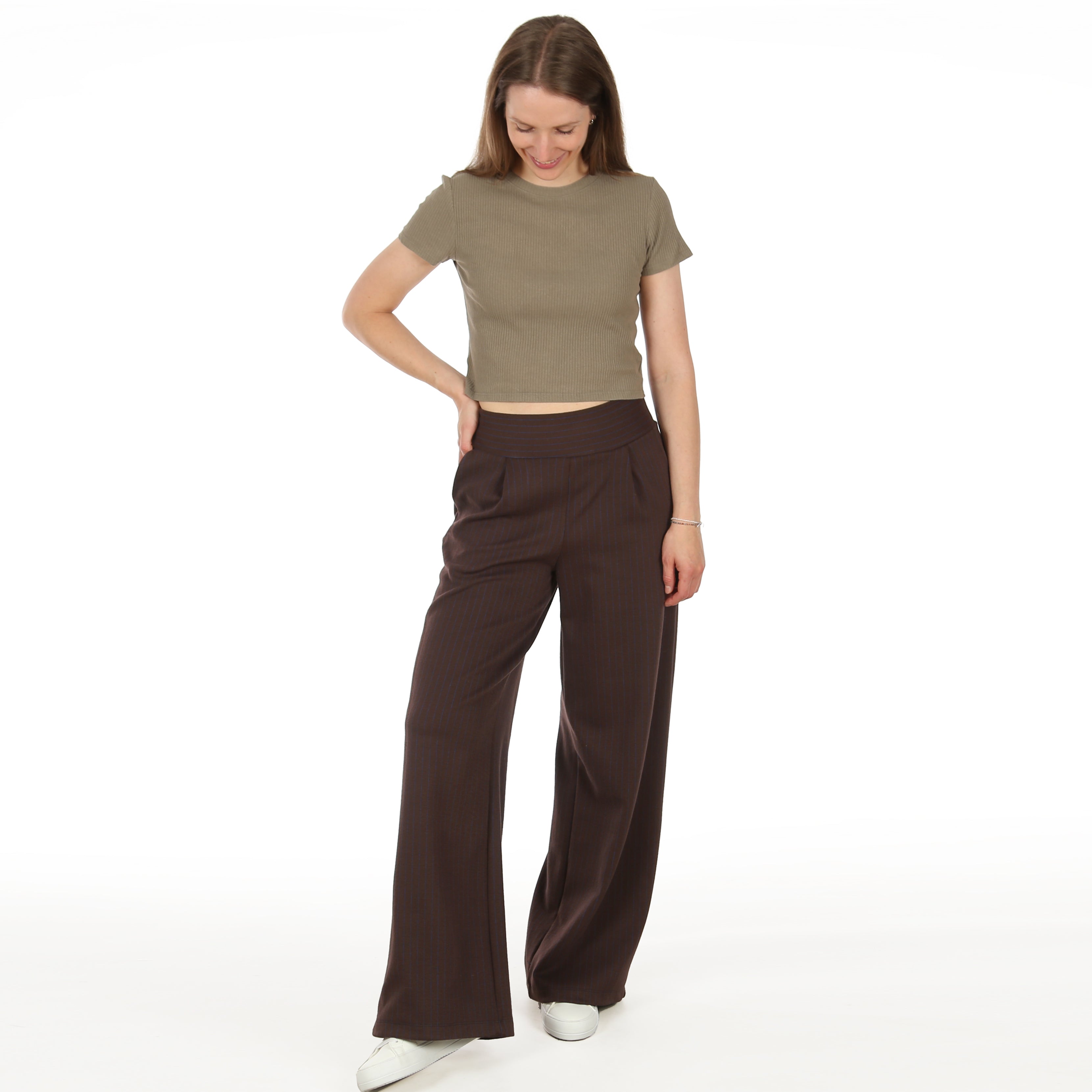 Schnittmuster FRAU ADA – weite Jerseyhose mit Bundfalten, STUDIO SCHNITTREIF