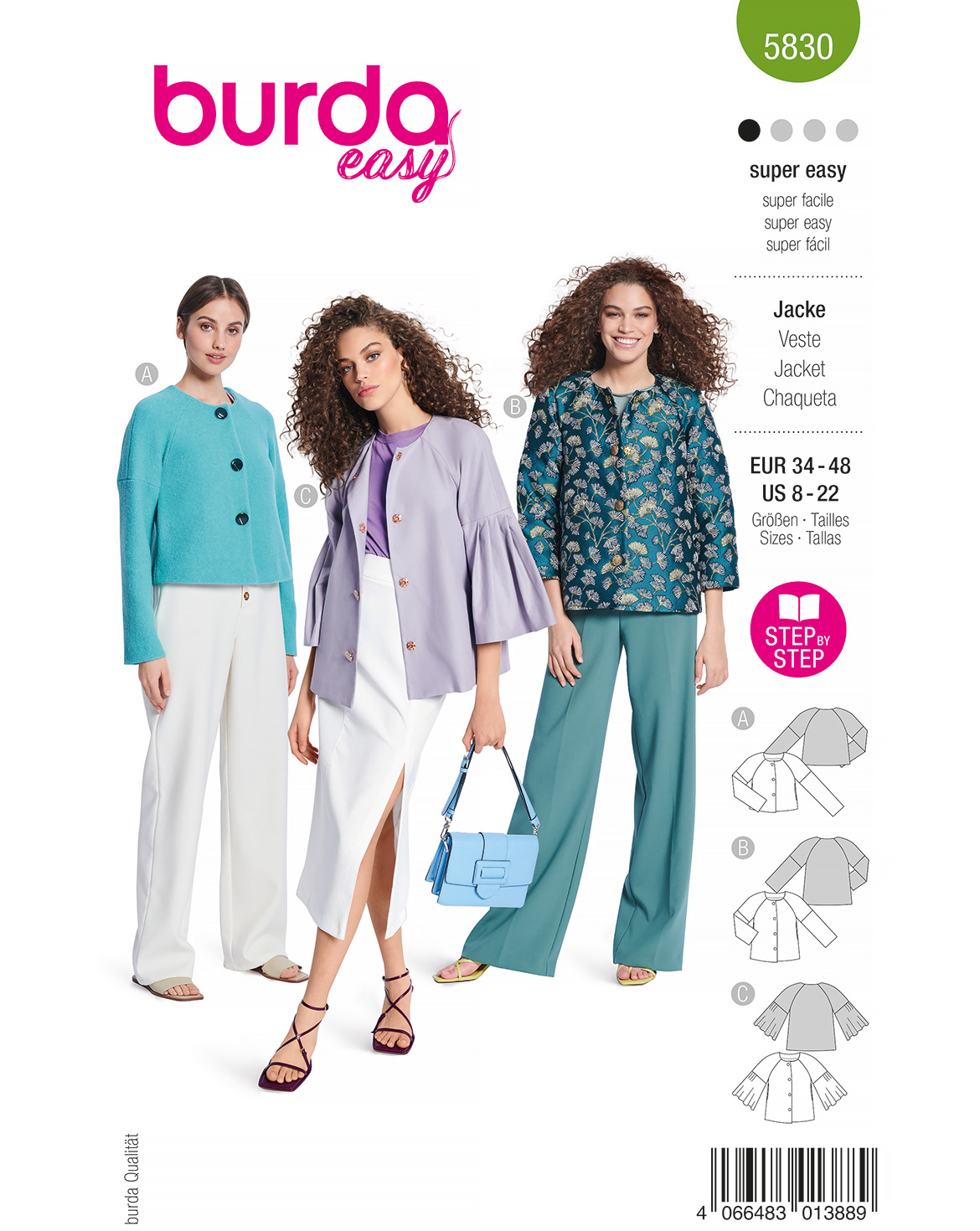 burda Schnittmuster 5830 – Bild 1