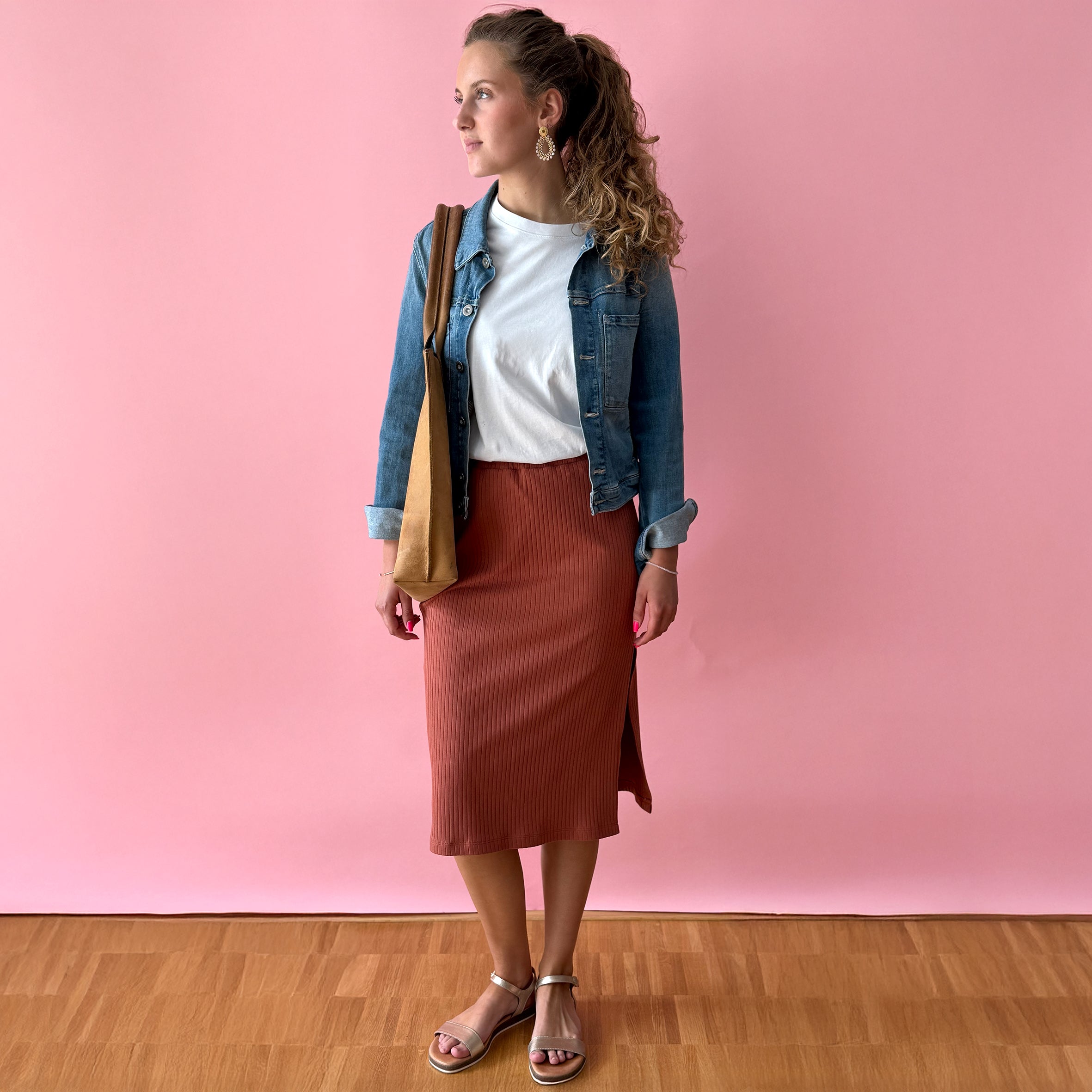 Schnittmuster FRAU IRMA – schlanker Bleistiftrock mit Seitenschlitz, STUDIO SCHNITTREIF