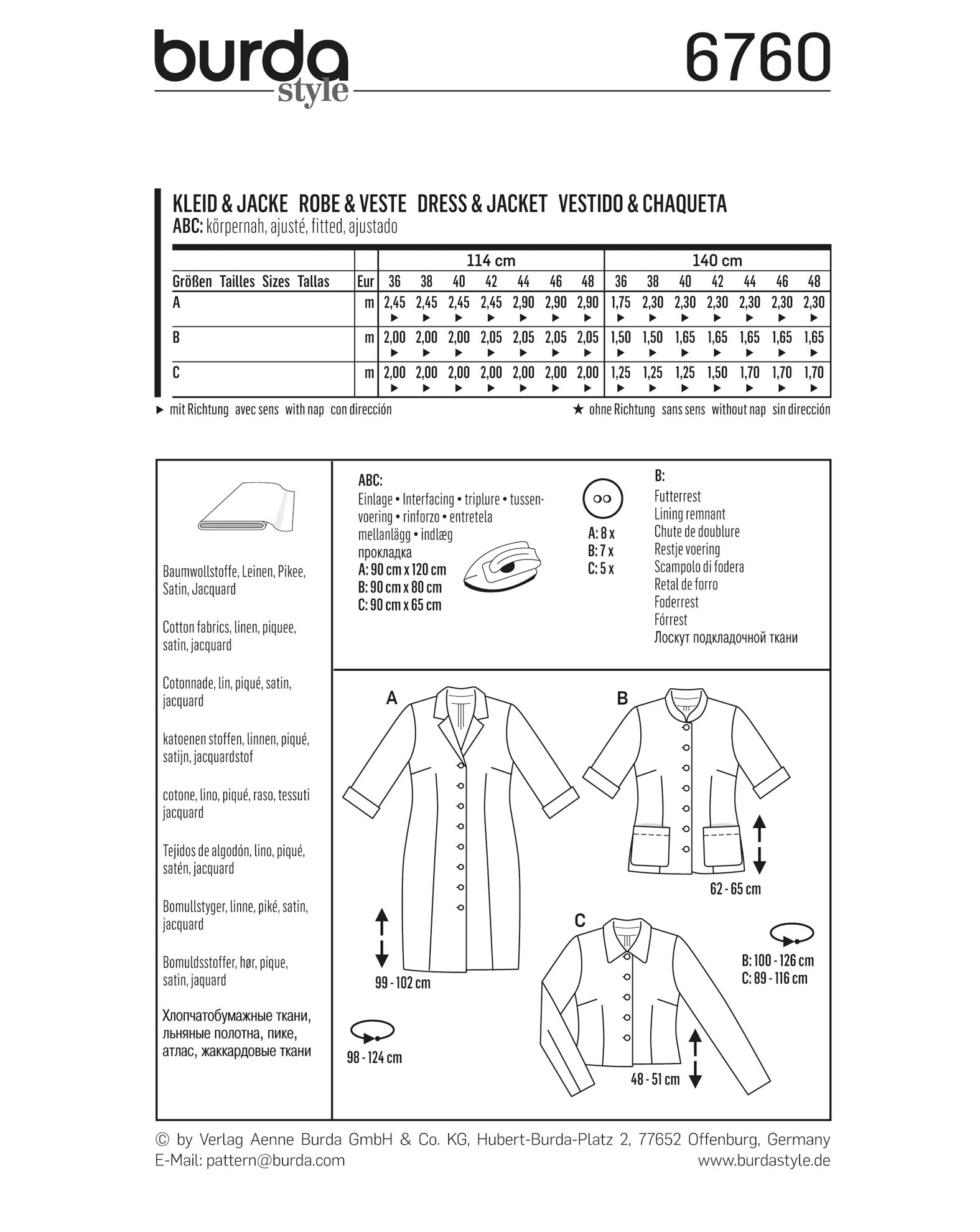 burda Schnittmuster 6760 – Bild 3