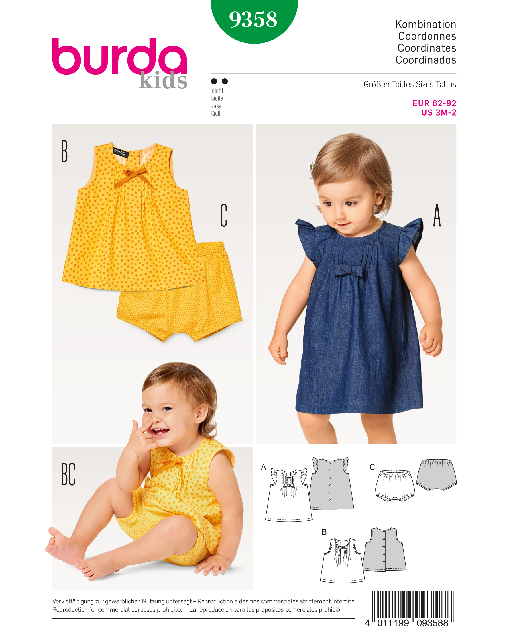 burda Schnittmuster 9358 – Bild 1