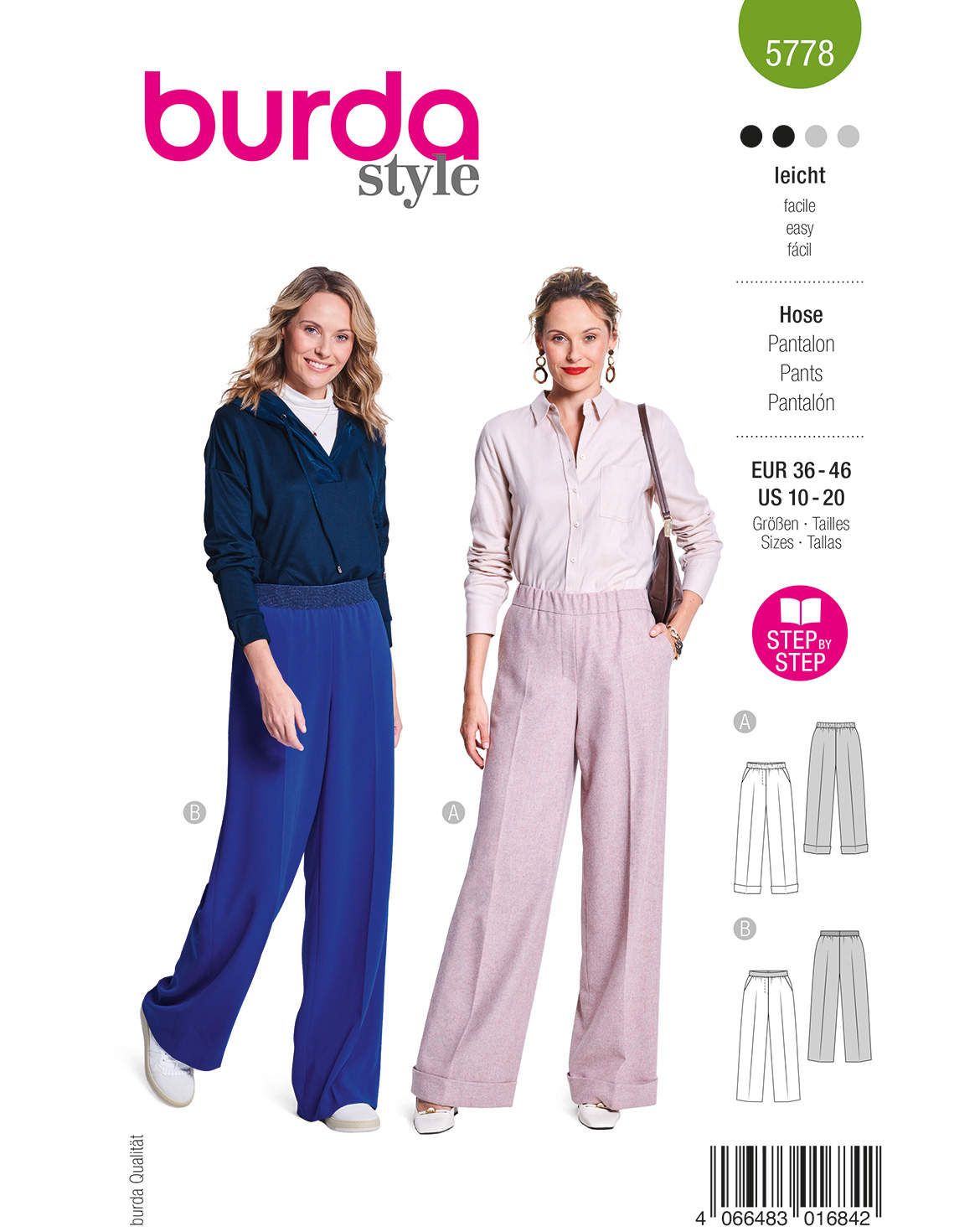 burda Schnittmuster 5778 – Bild 1