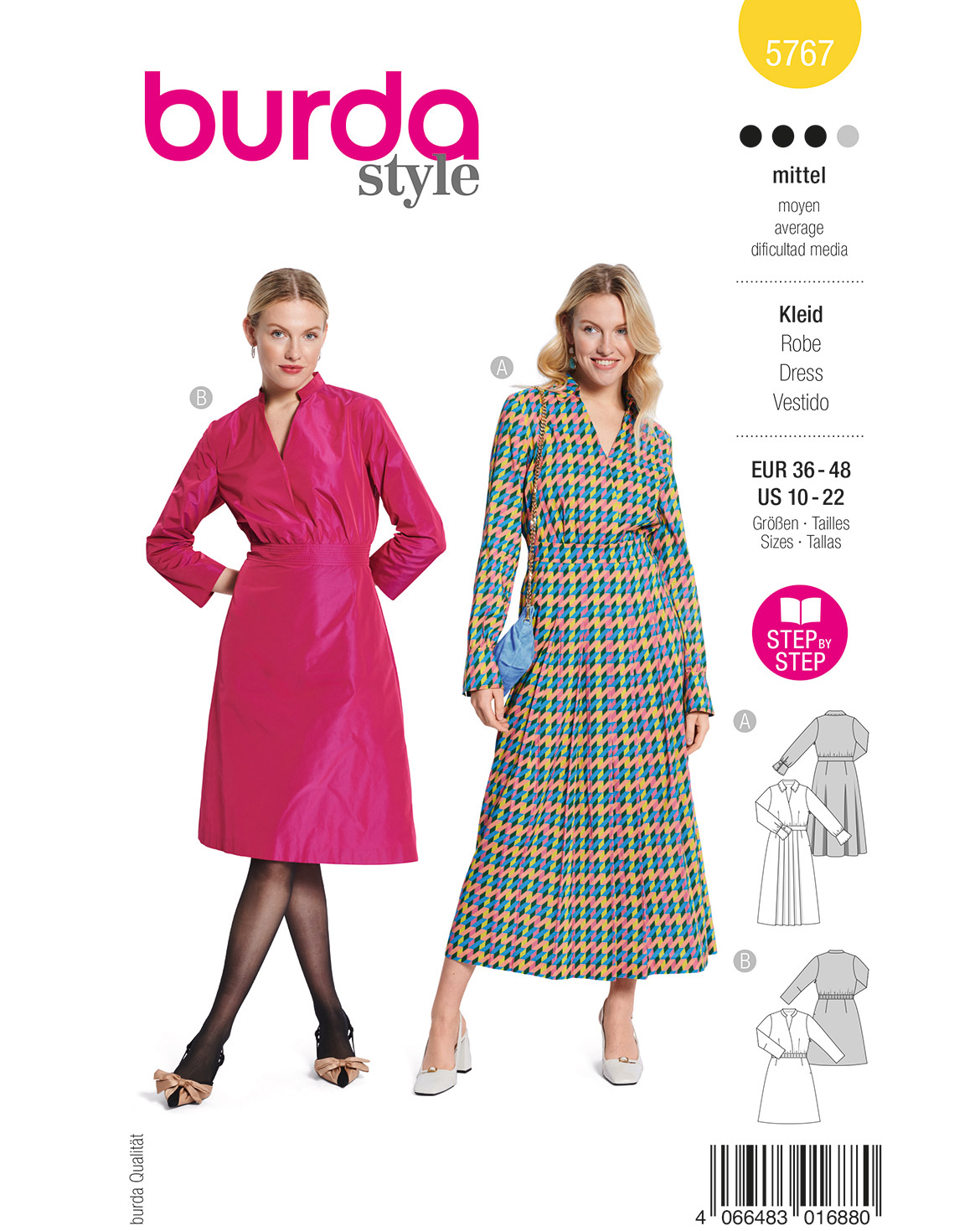 burda Schnittmuster 5767 – Bild 1