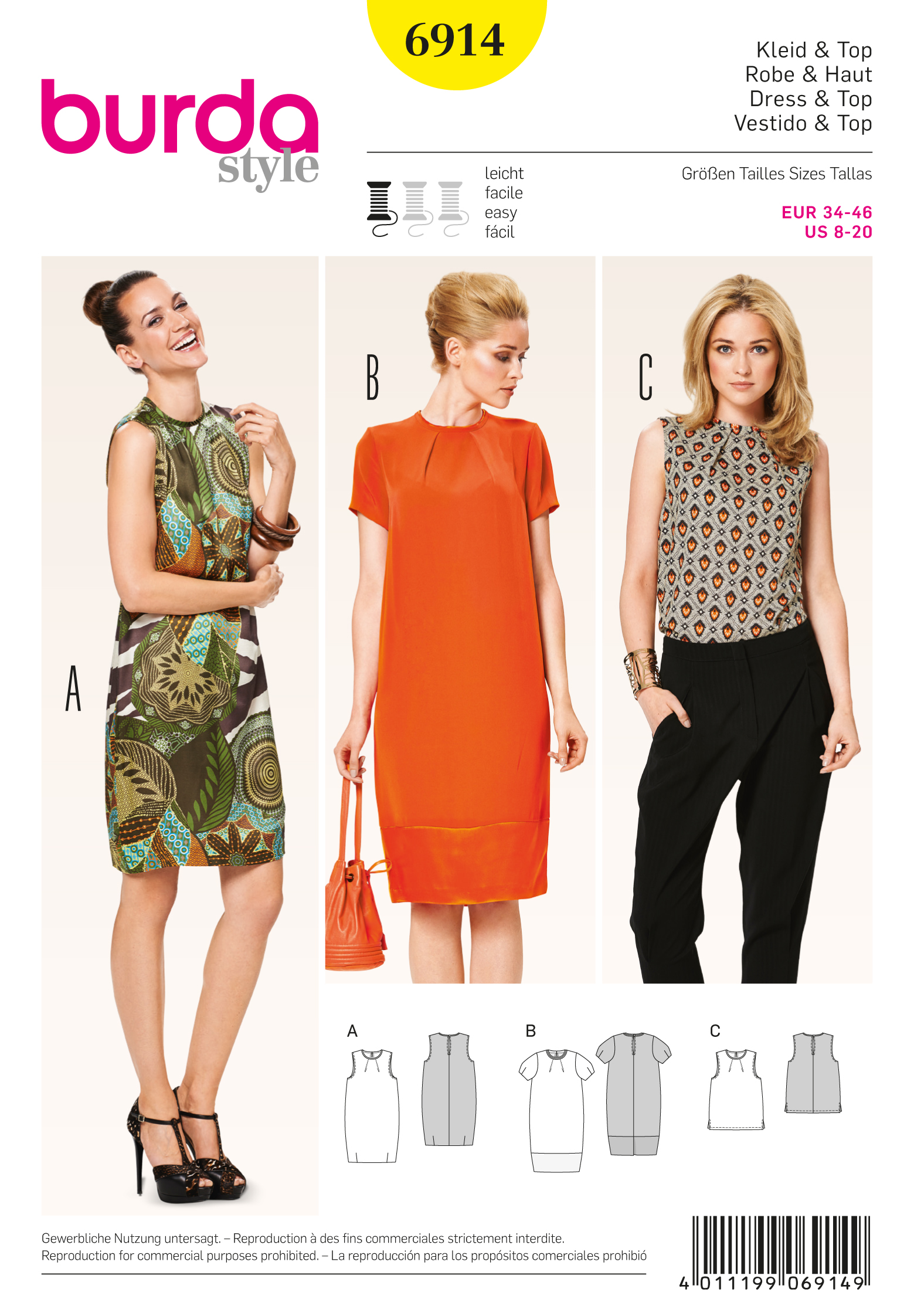 burda Schnittmuster 6914 – Bild 2