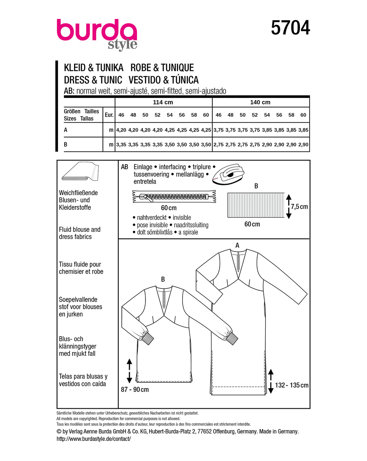 burda Schnittmuster 5704 – Bild 3