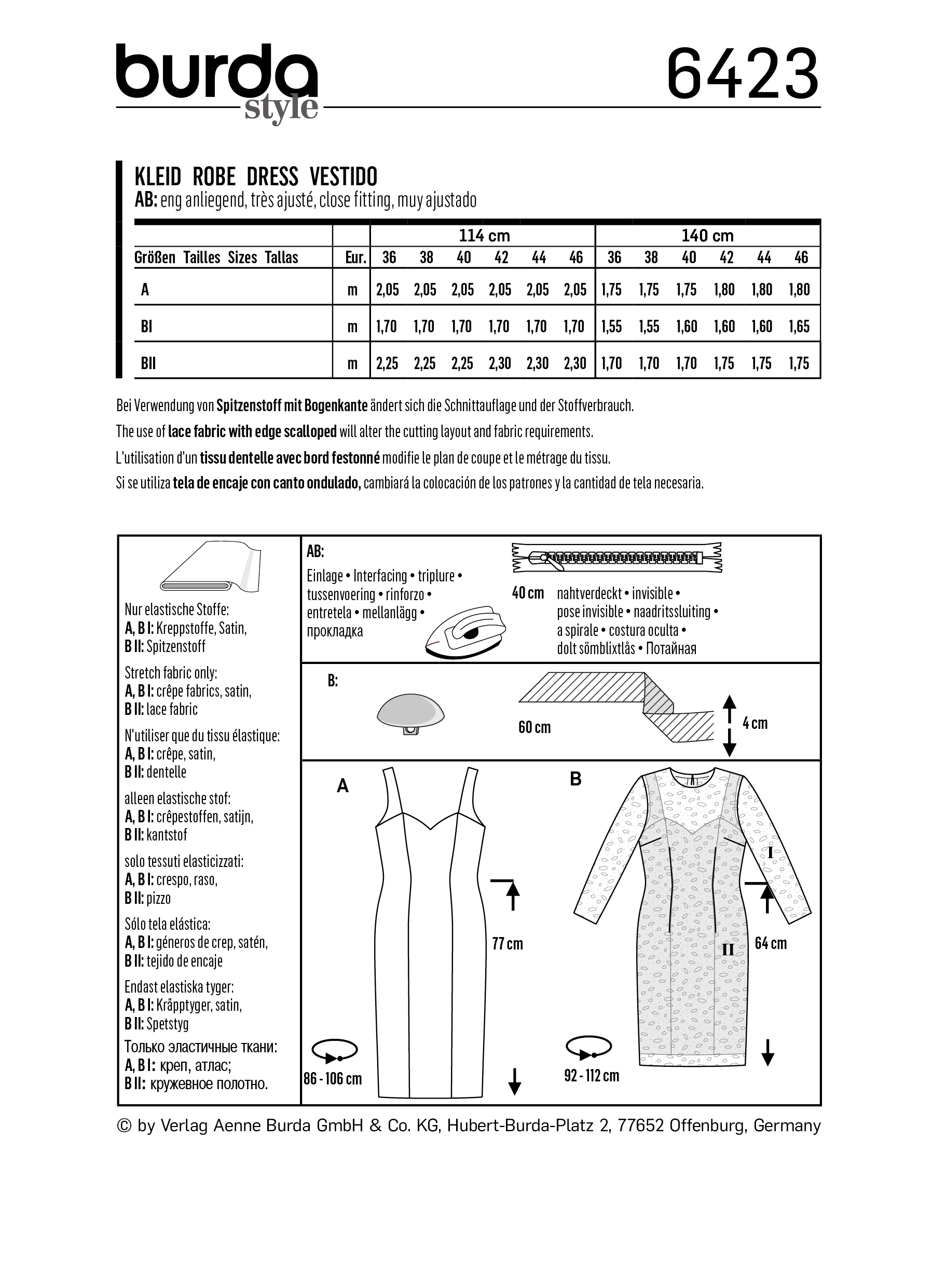 burda Schnittmuster 6423 – Bild 2