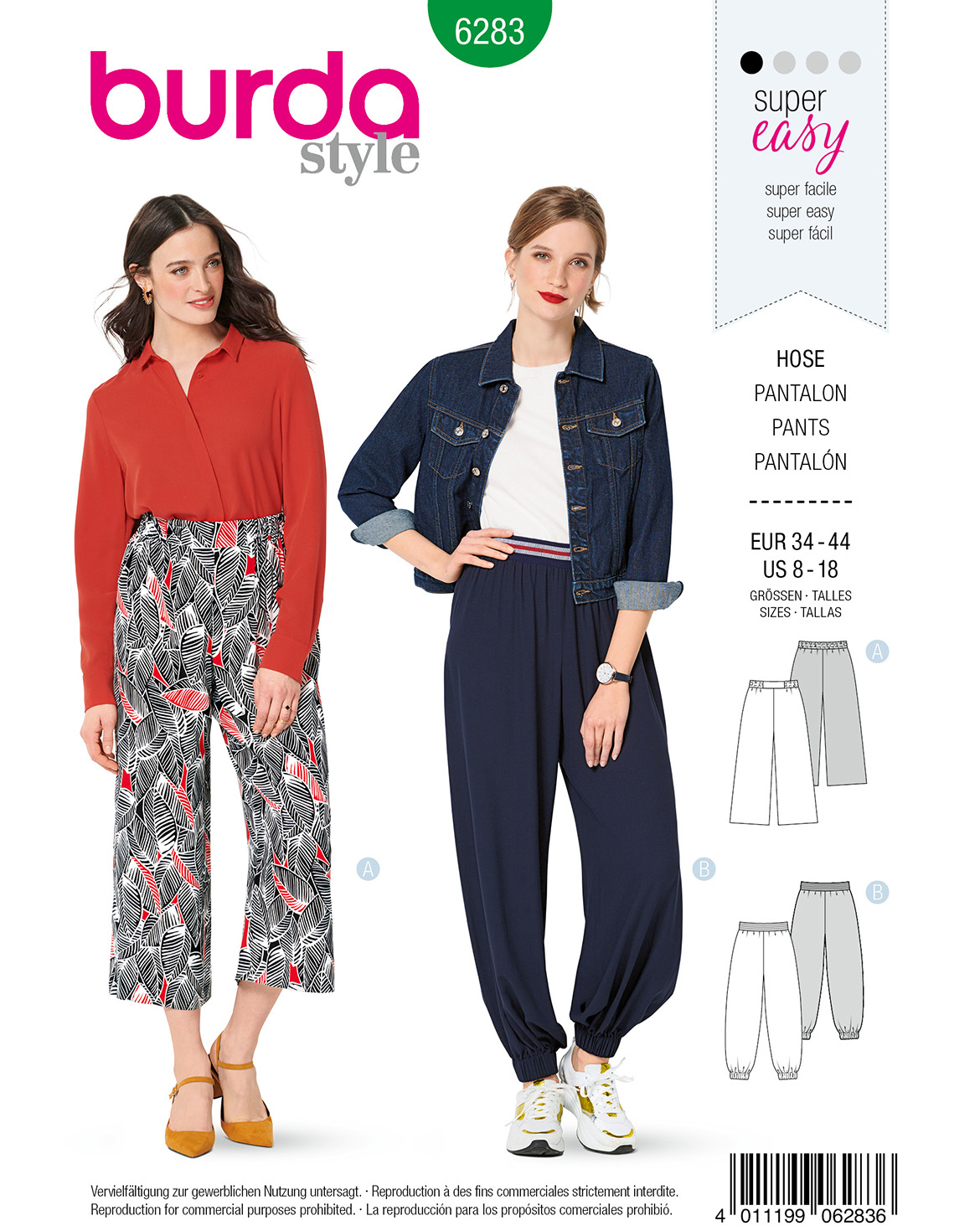 burda Schnittmuster 6283 – Bild 1