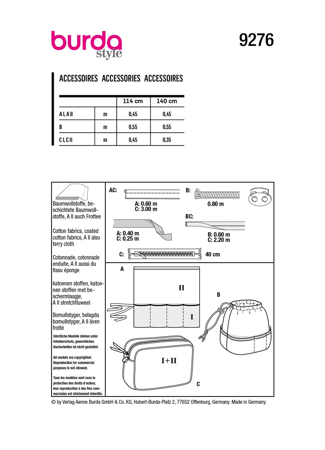 burda Schnittmuster 9276 – Bild 2