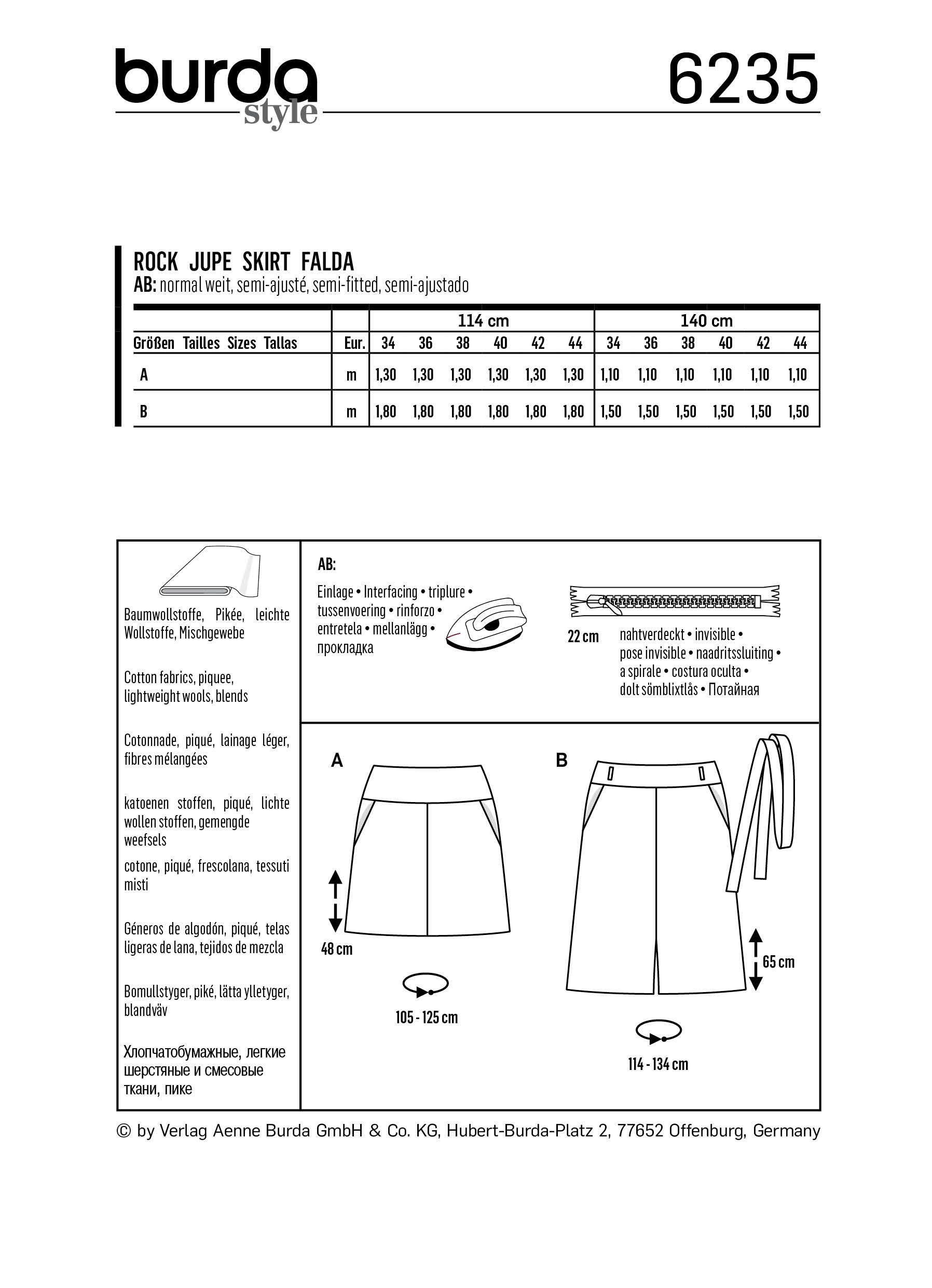 burda Schnittmuster 6235 – Bild 2