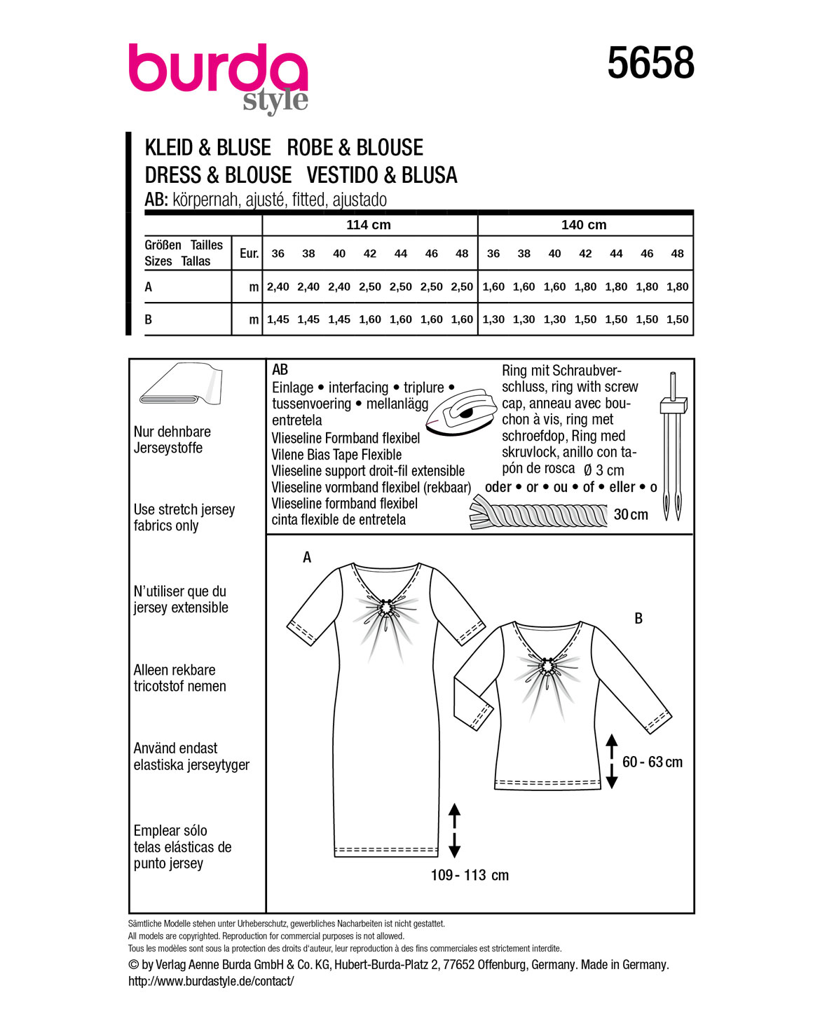 burda Schnittmuster 5658 – Bild 2