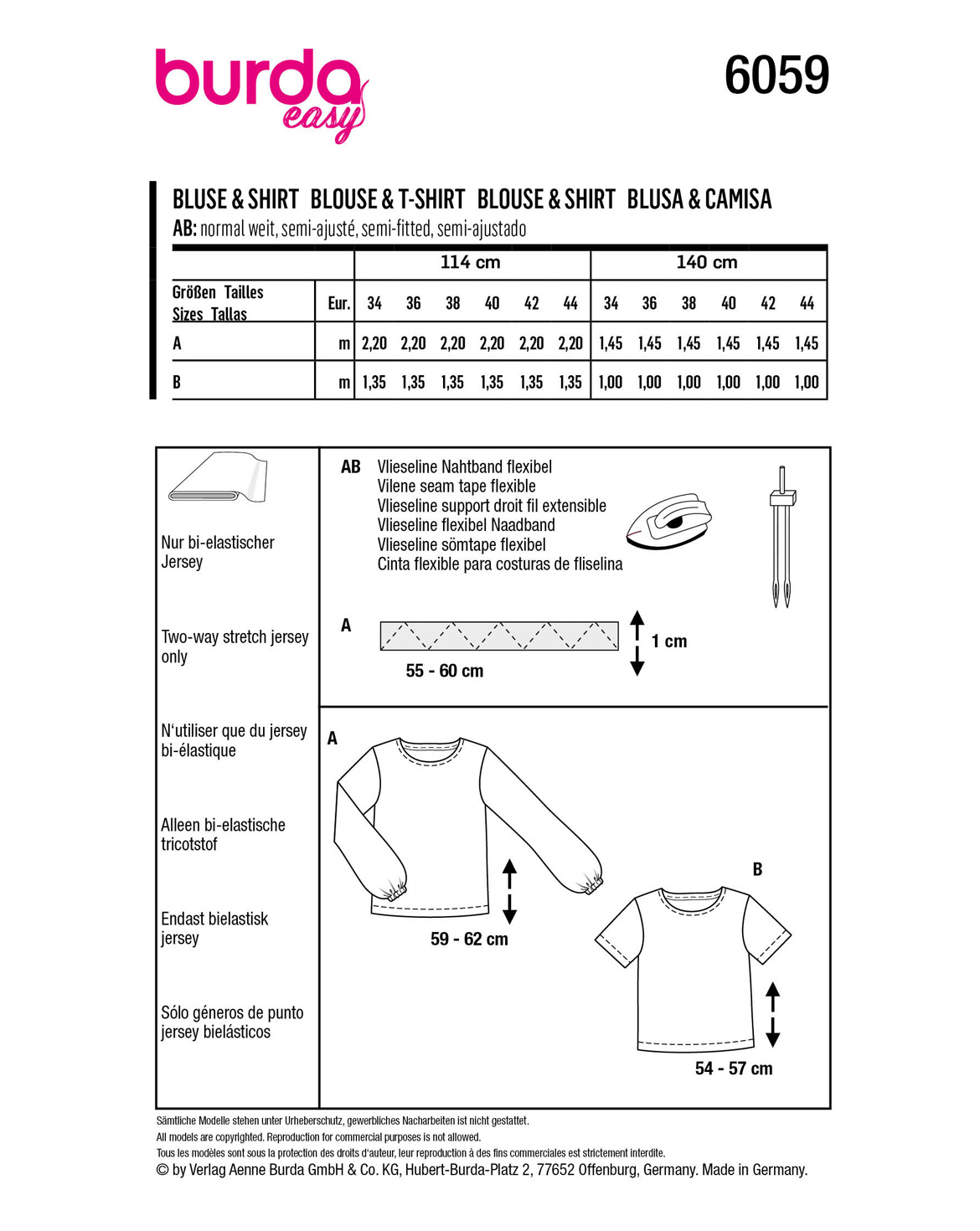 burda Schnittmuster 6059 – Bild 2