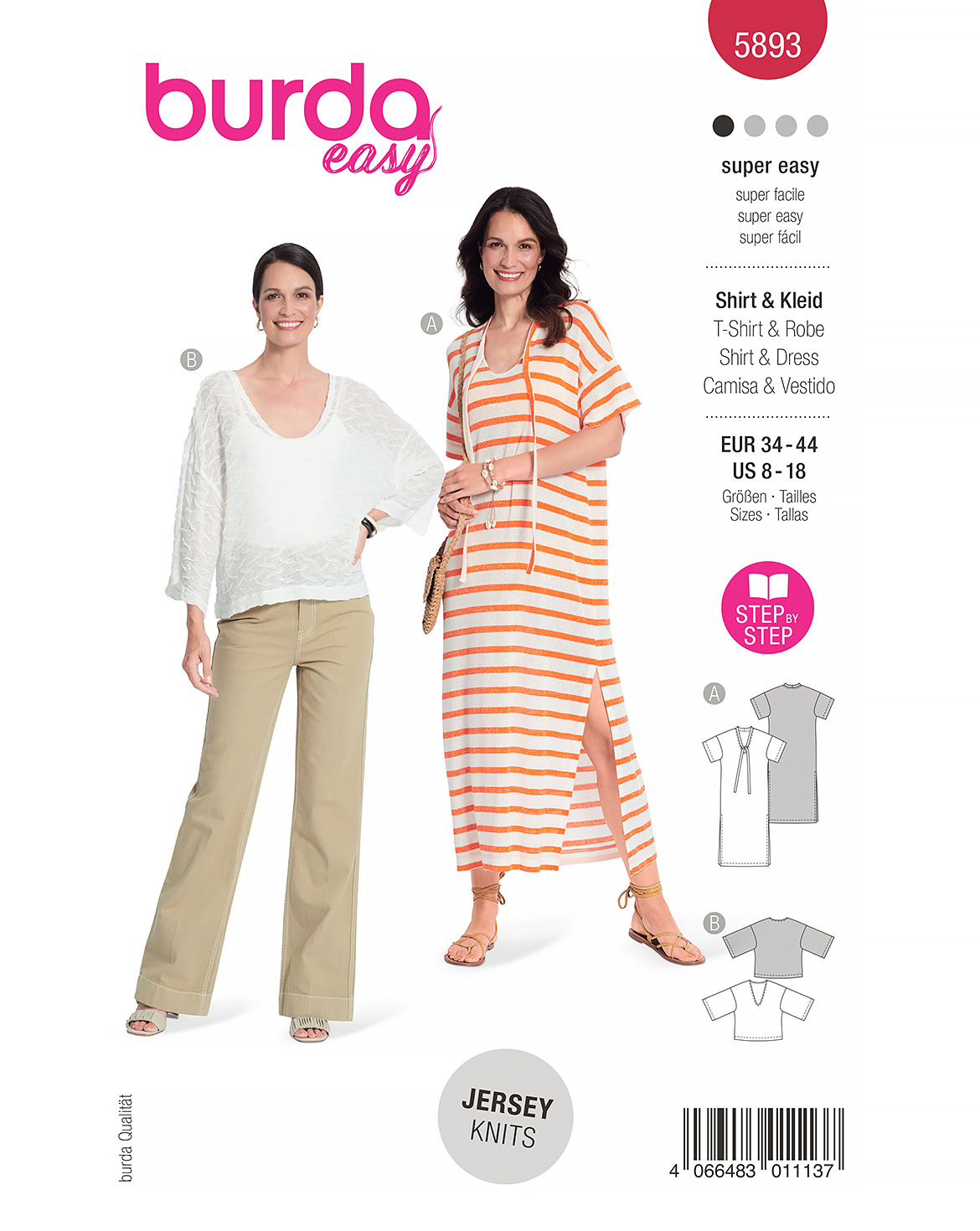 burda Schnittmuster 5893 – Bild 1