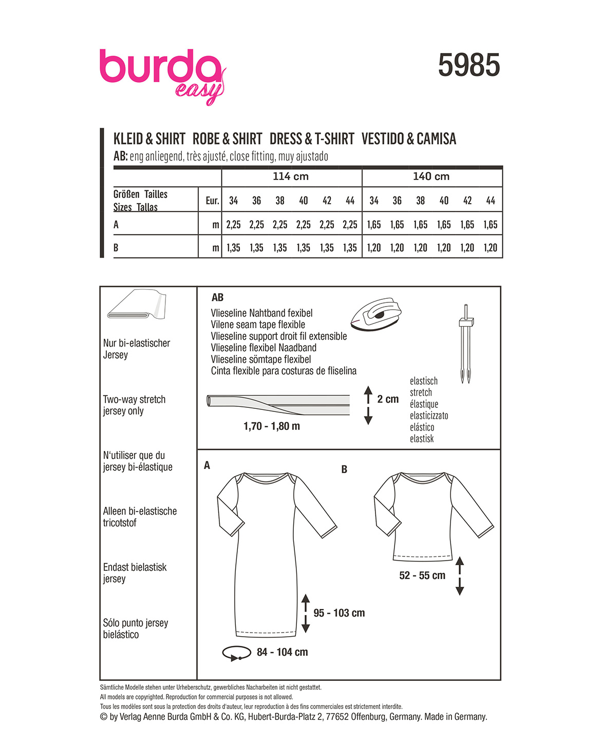 burda Schnittmuster 5985 – Bild 2