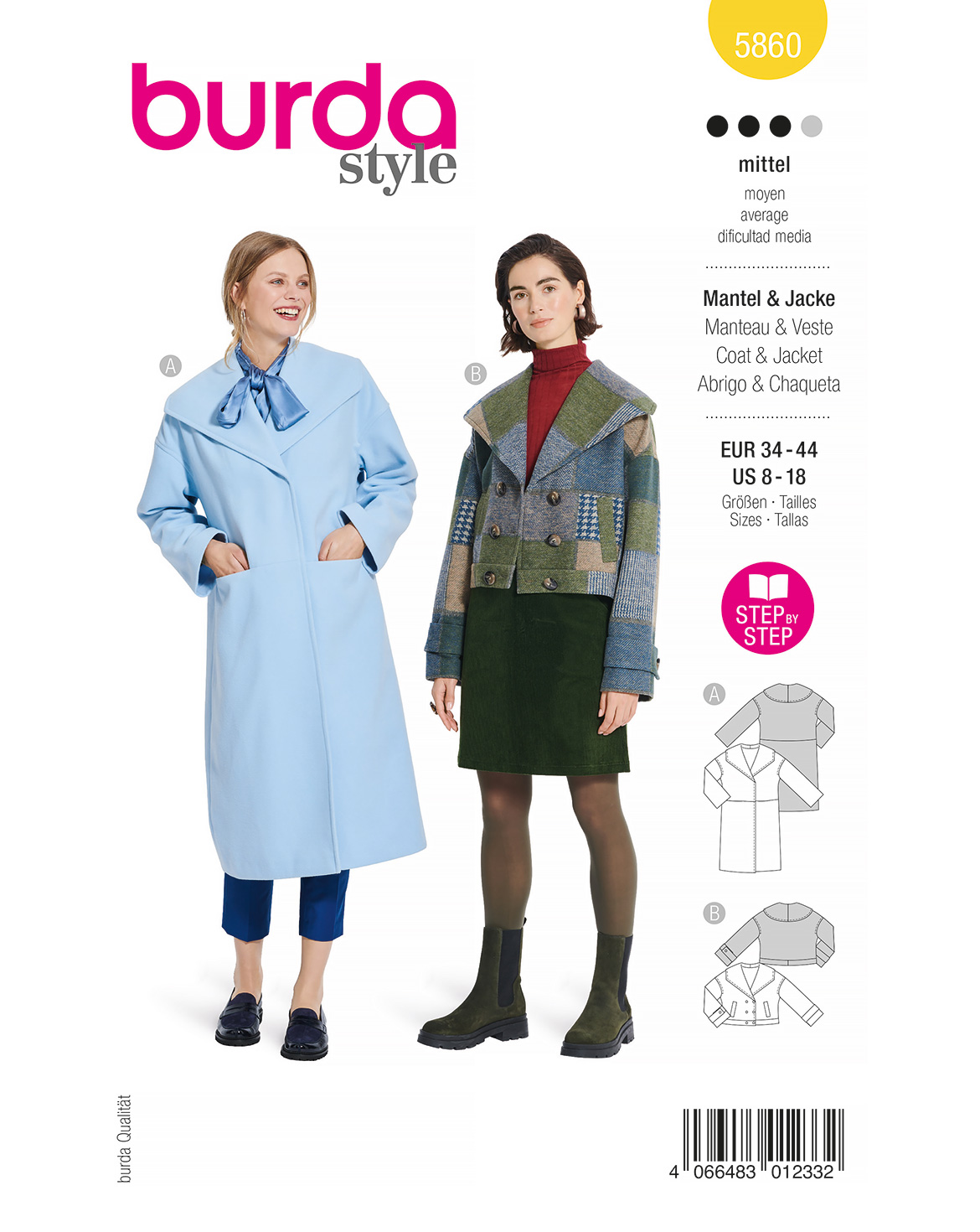 burda Schnittmuster 5860 – Bild 1