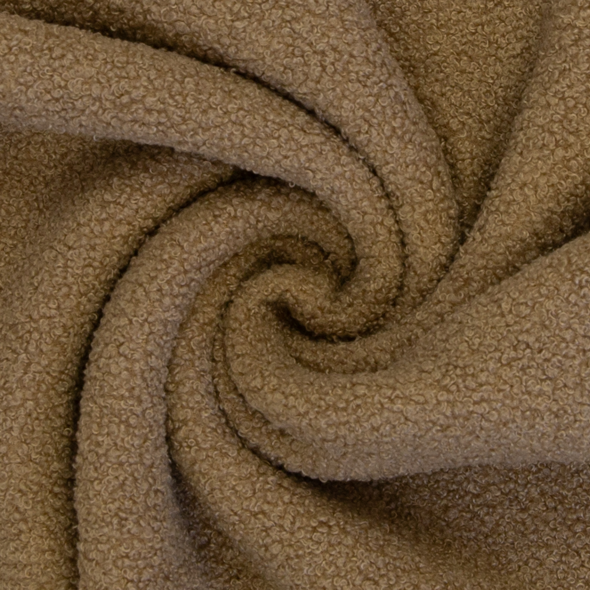 Doubleface Teddy Paddy Camel/Naturweiss