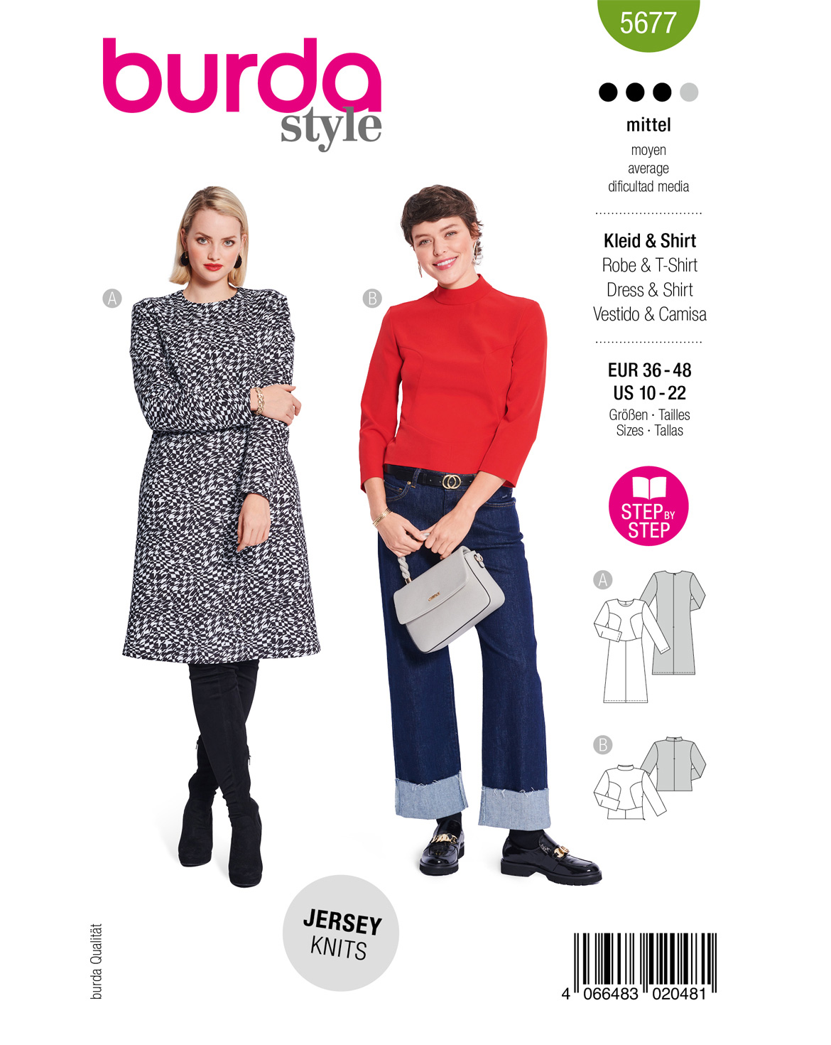 burda Schnittmuster 5677 – Bild 1