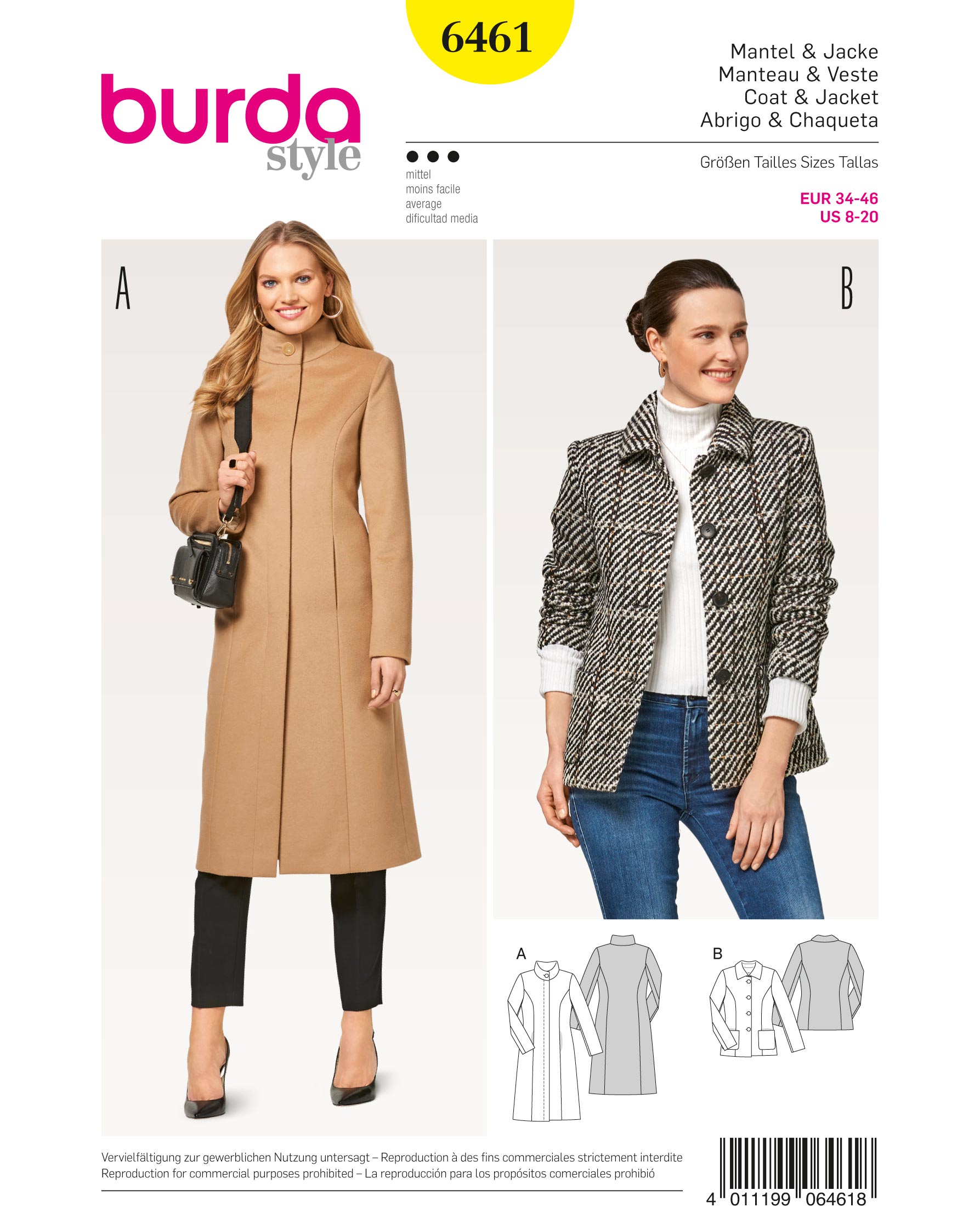 burda Schnittmuster 6461 – Bild 1