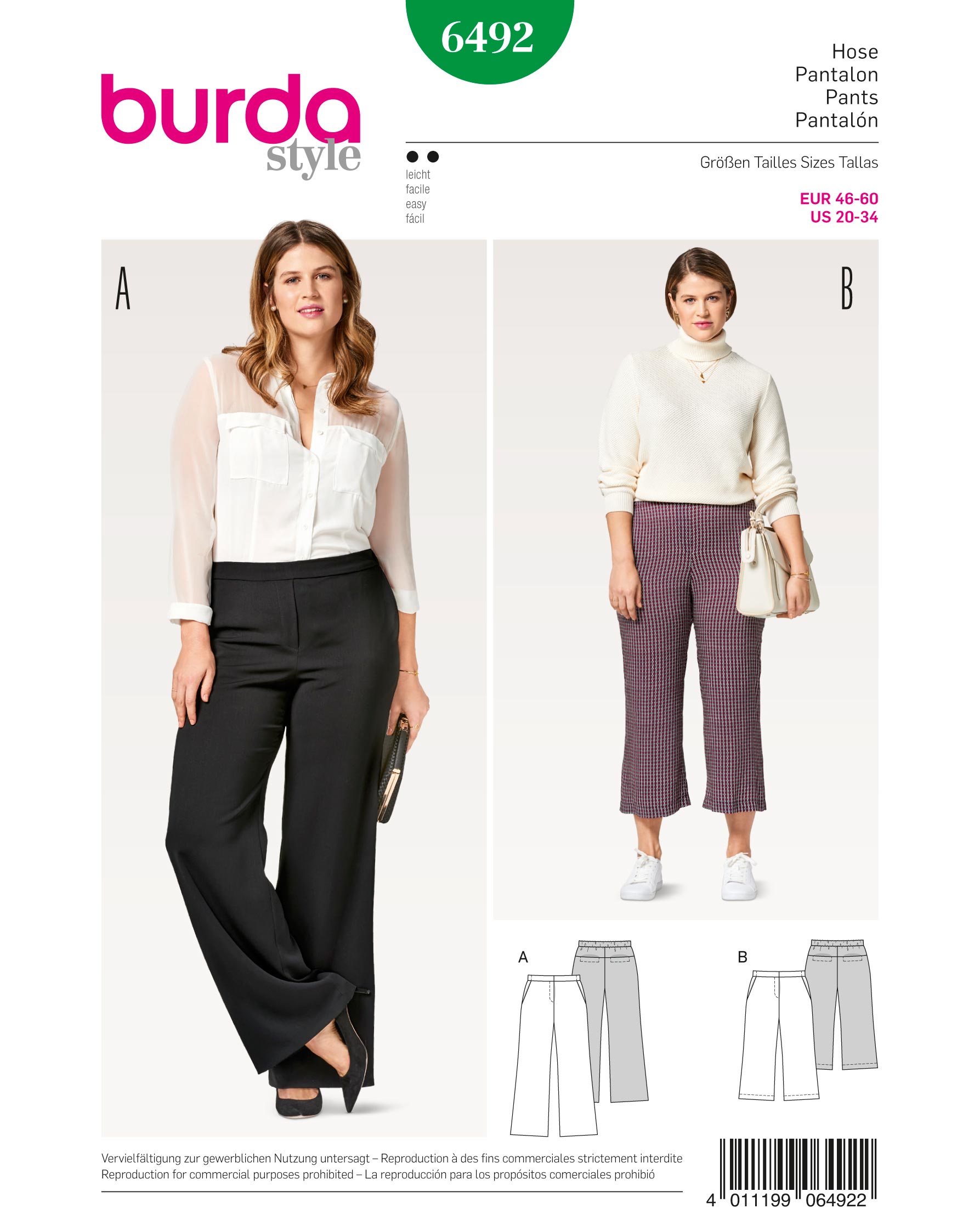 burda Schnittmuster 6492 – Bild 2