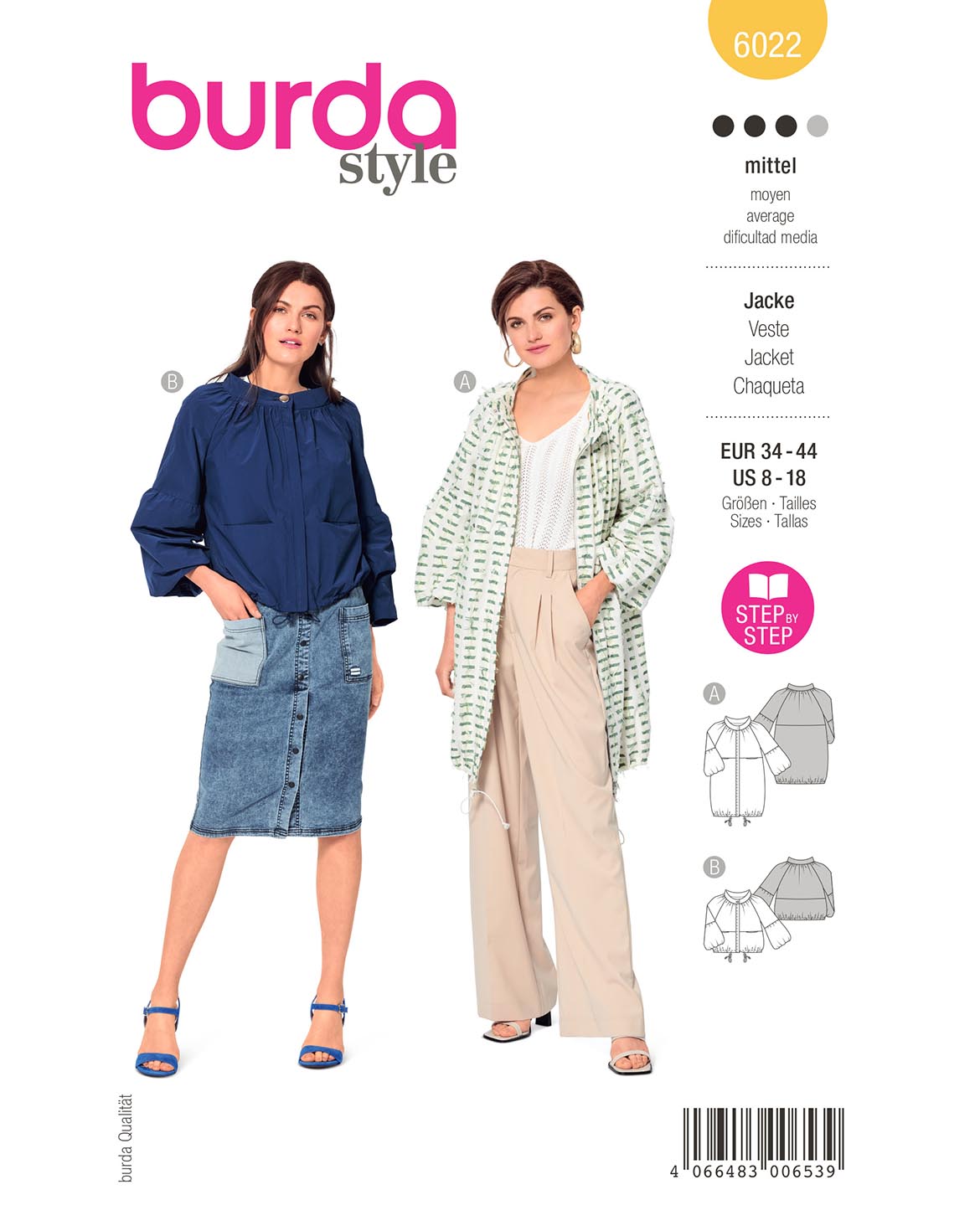 burda Schnittmuster 6022 – Bild 1