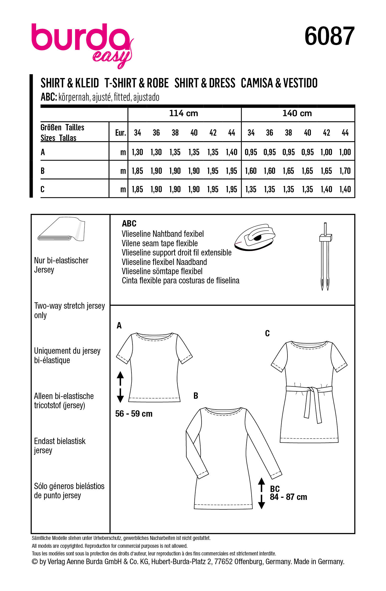 burda Schnittmuster 6087 – Bild 2