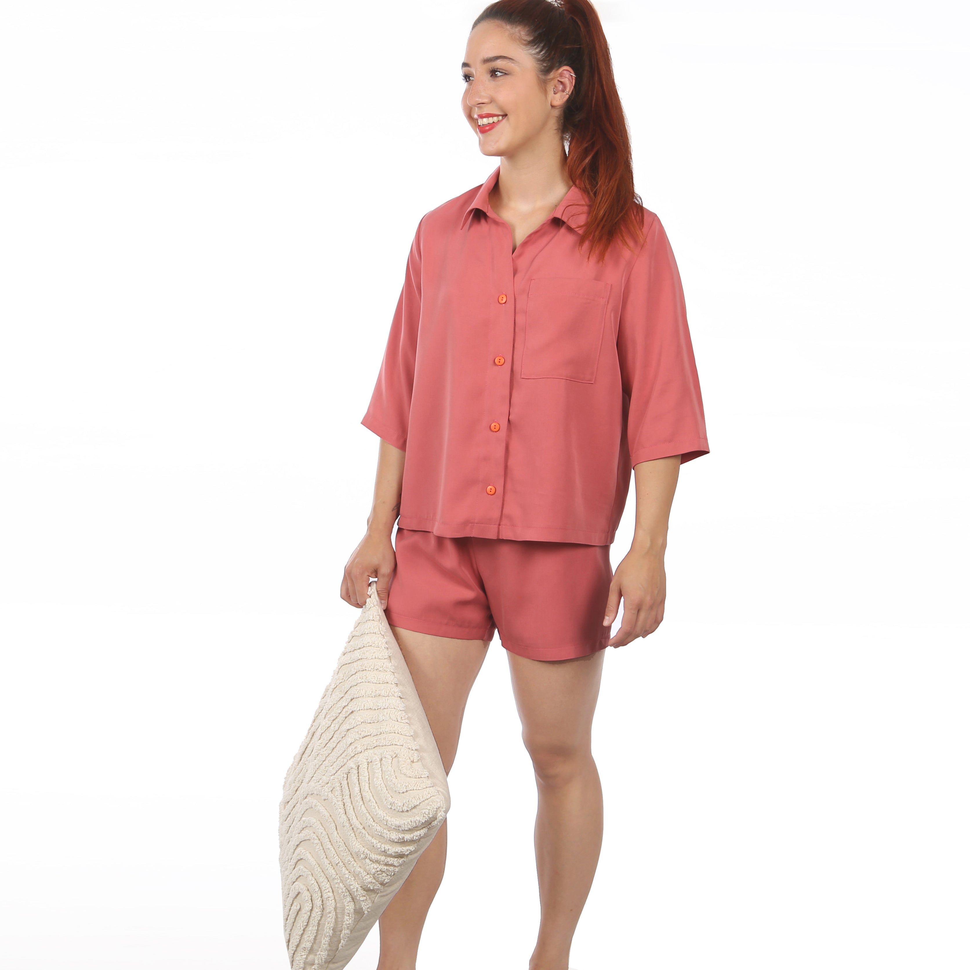 Schnittmuster FRAU HILDA – Pyjama mit langer oder kurzer Hose, STUDIO SCHNITTREIF