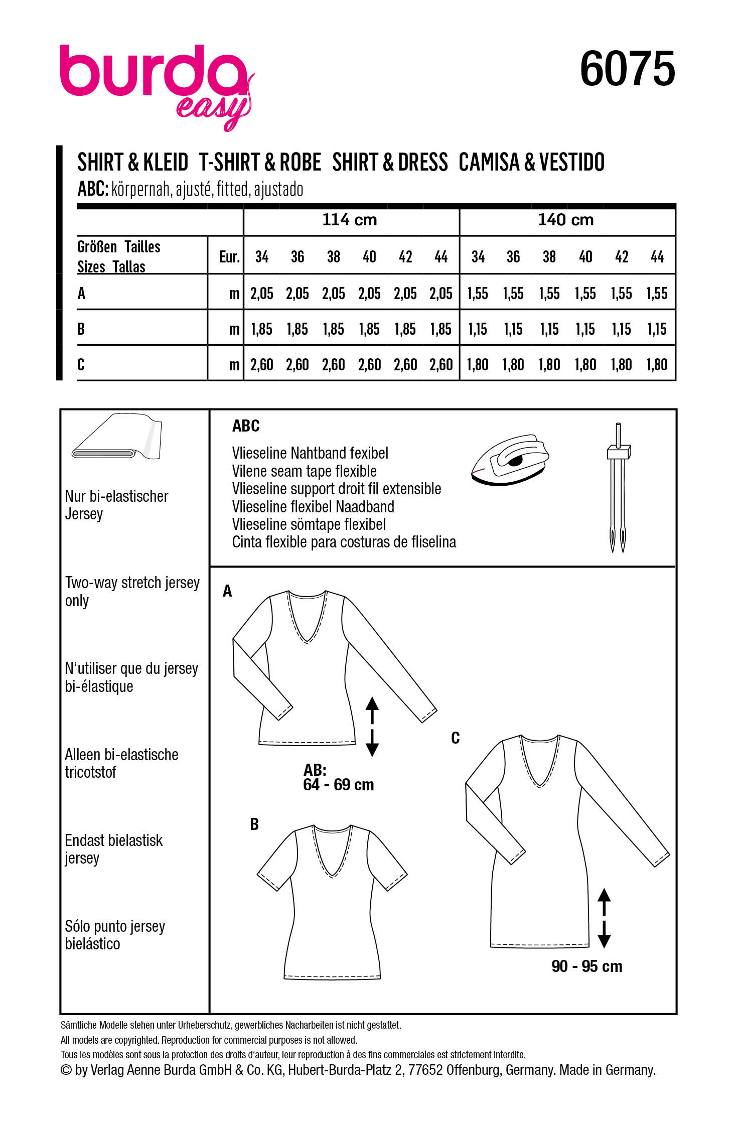 burda Schnittmuster 6075 – Bild 2