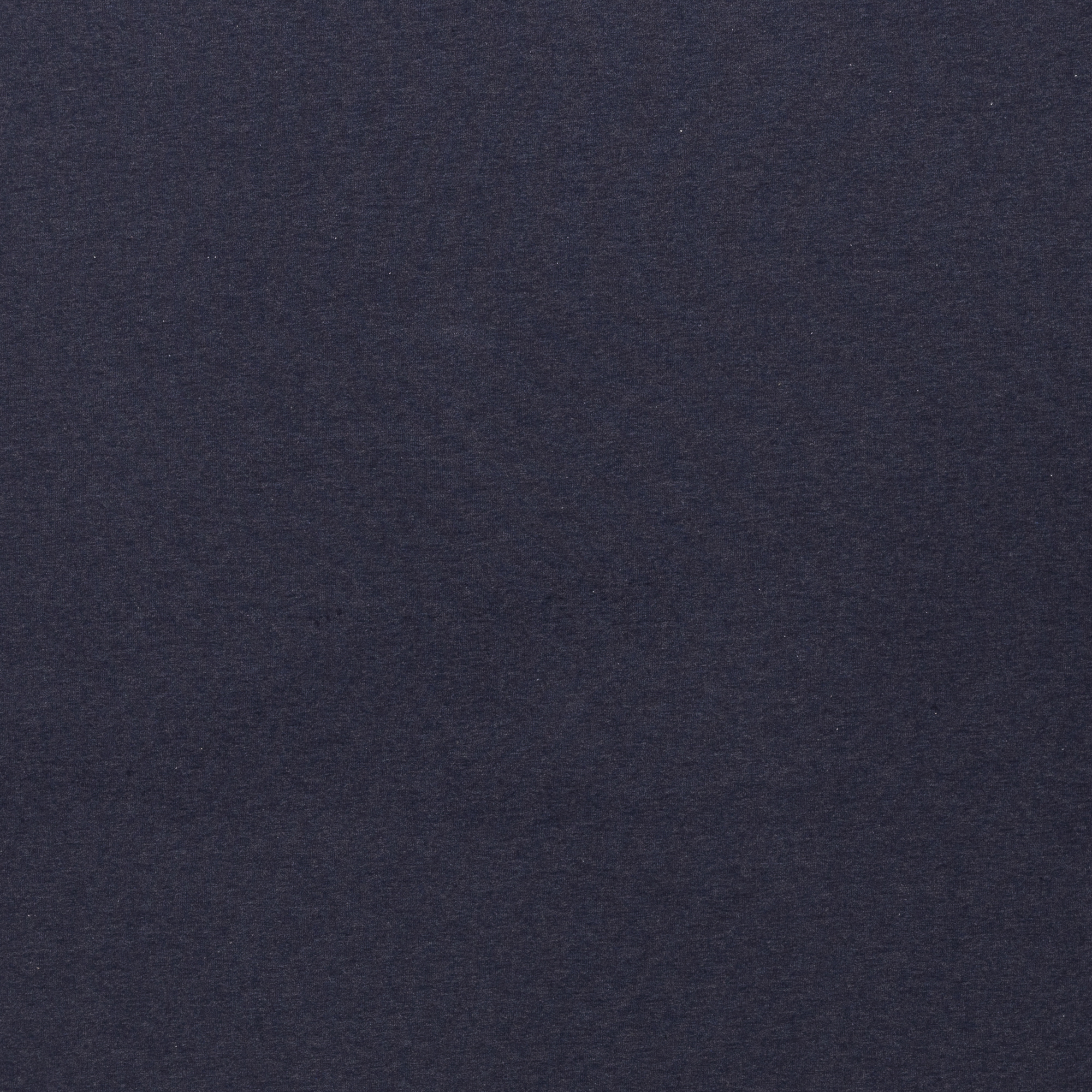French Terry Uni Dunkelblau meliert – innen angerauter French Terry / Sommersweat, Dunkelblau meliert (marineblau meliert)
