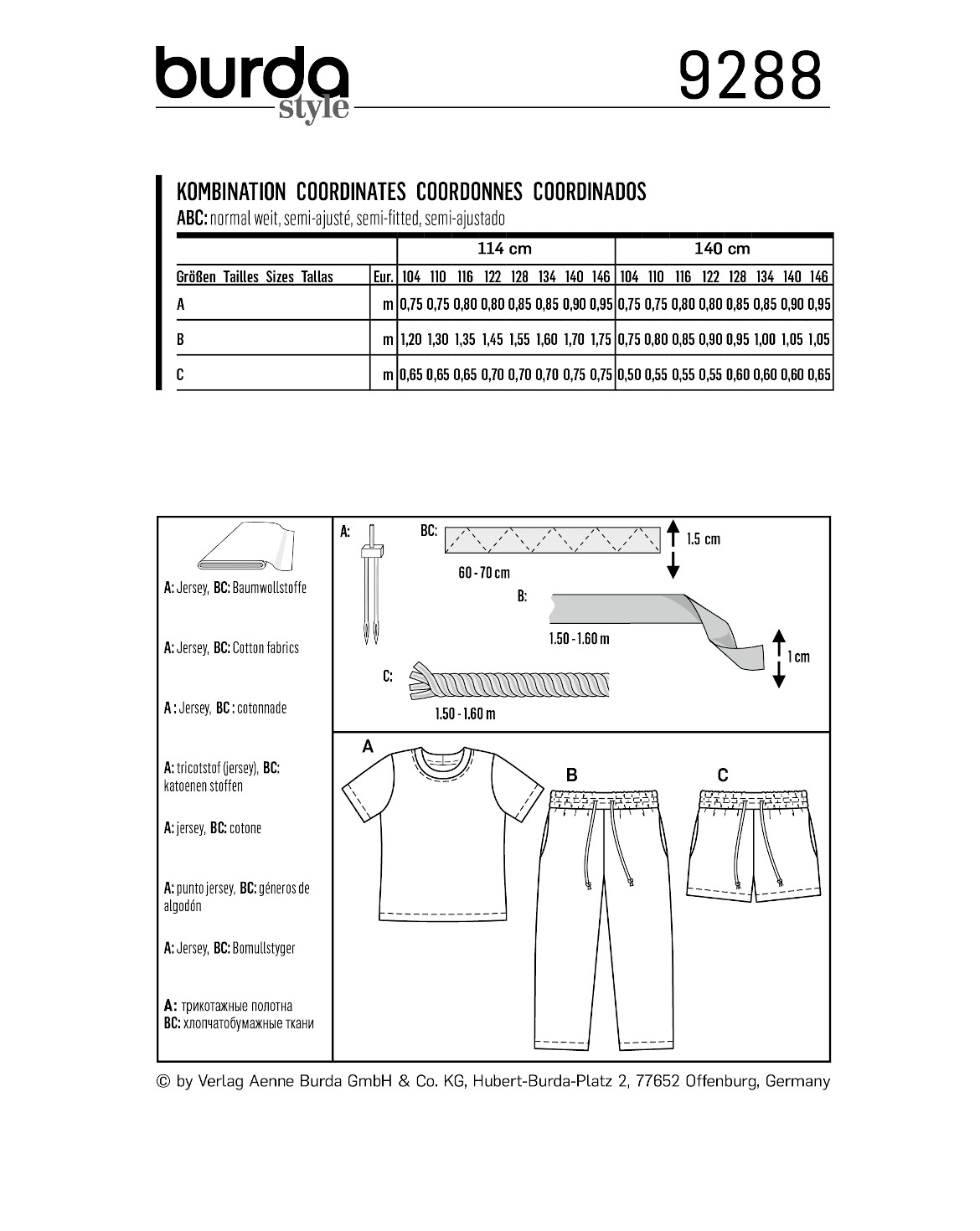 burda Schnittmuster 9288 – Bild 2