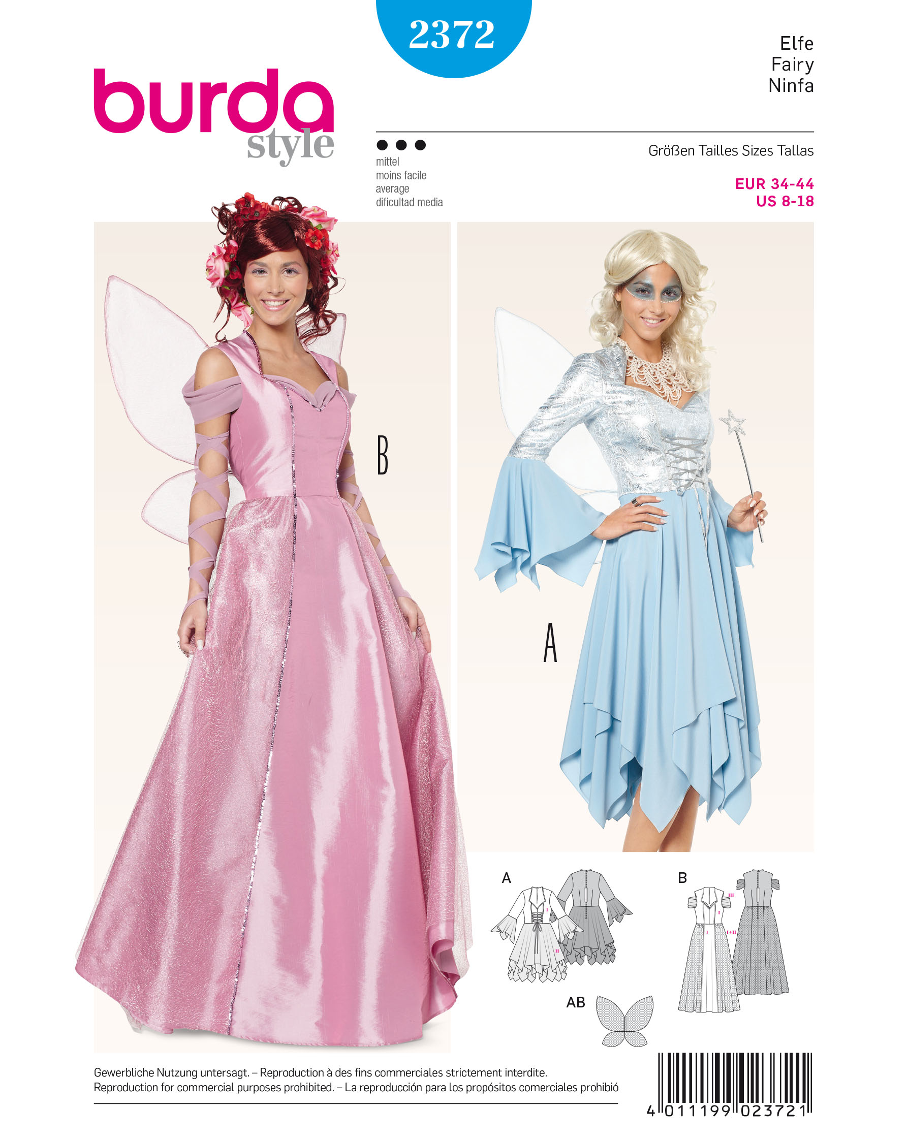 burda Schnittmuster 2372 – Bild 2