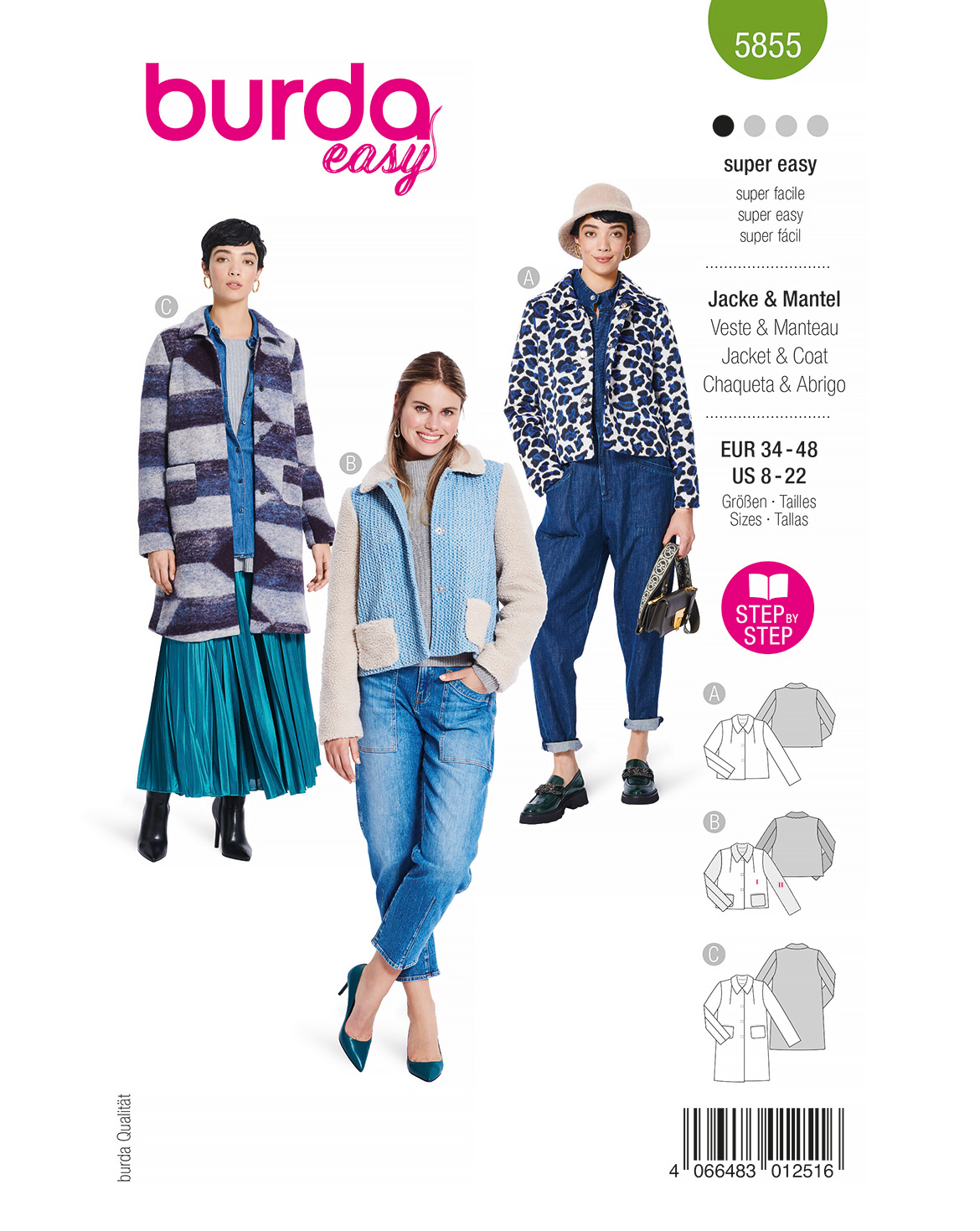 burda Schnittmuster 5855 – Bild 1