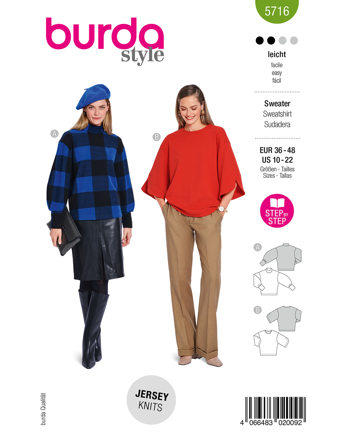 burda Schnittmuster 5716 – Bild 1