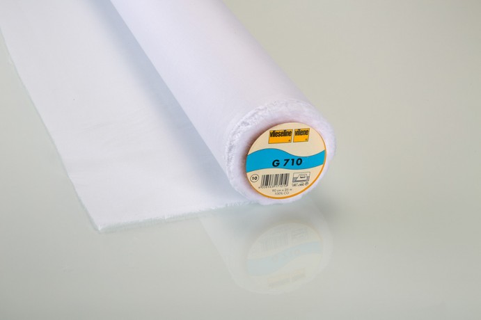 Vlieseline G710 Gewebeeinlage weiß, 100 % Baumwolle, 90 cm, aufbügelbar