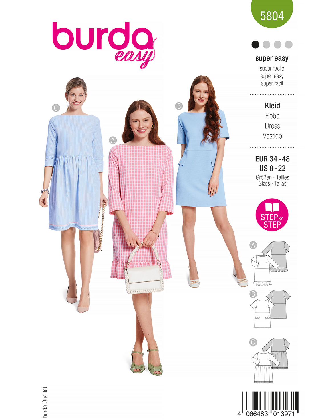 burda Schnittmuster 5804 – Bild 1