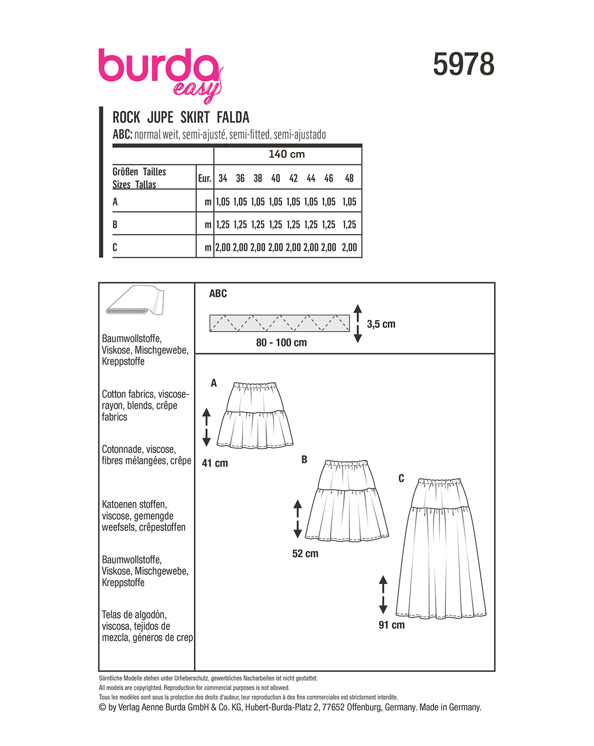 burda Schnittmuster 5978 – Bild 2