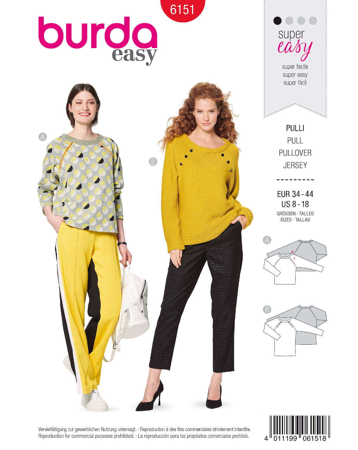 burda Schnittmuster 6151 – Bild 1