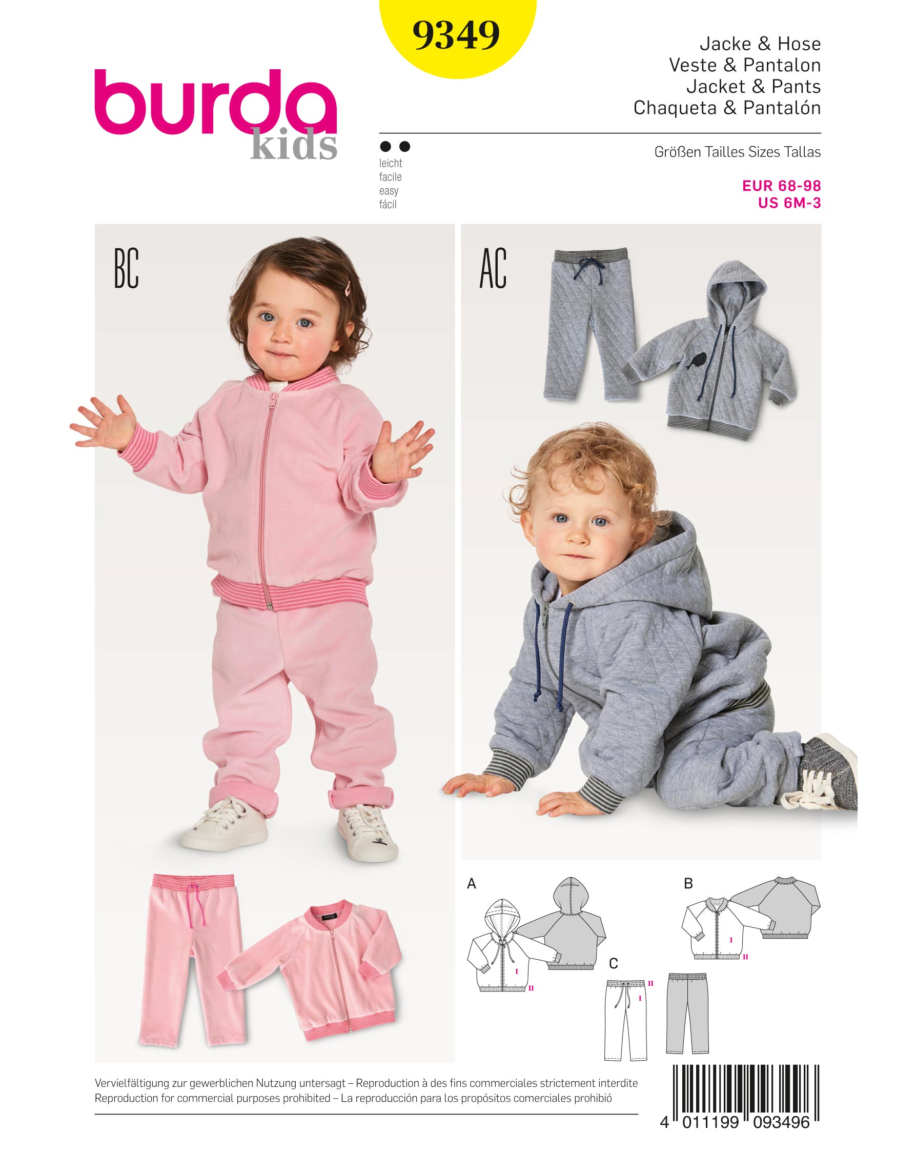 burda Schnittmuster 9349 – Bild 1